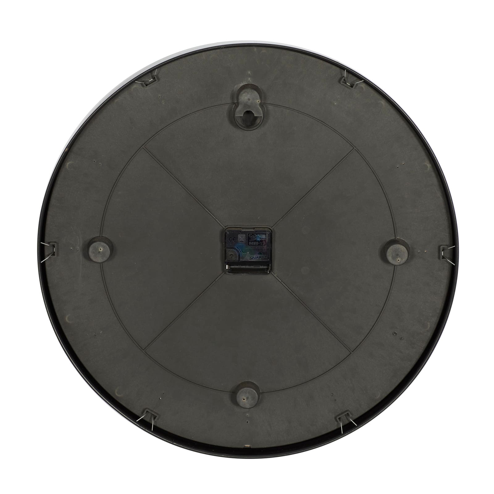 20" Glass Contemporary Wall Clock