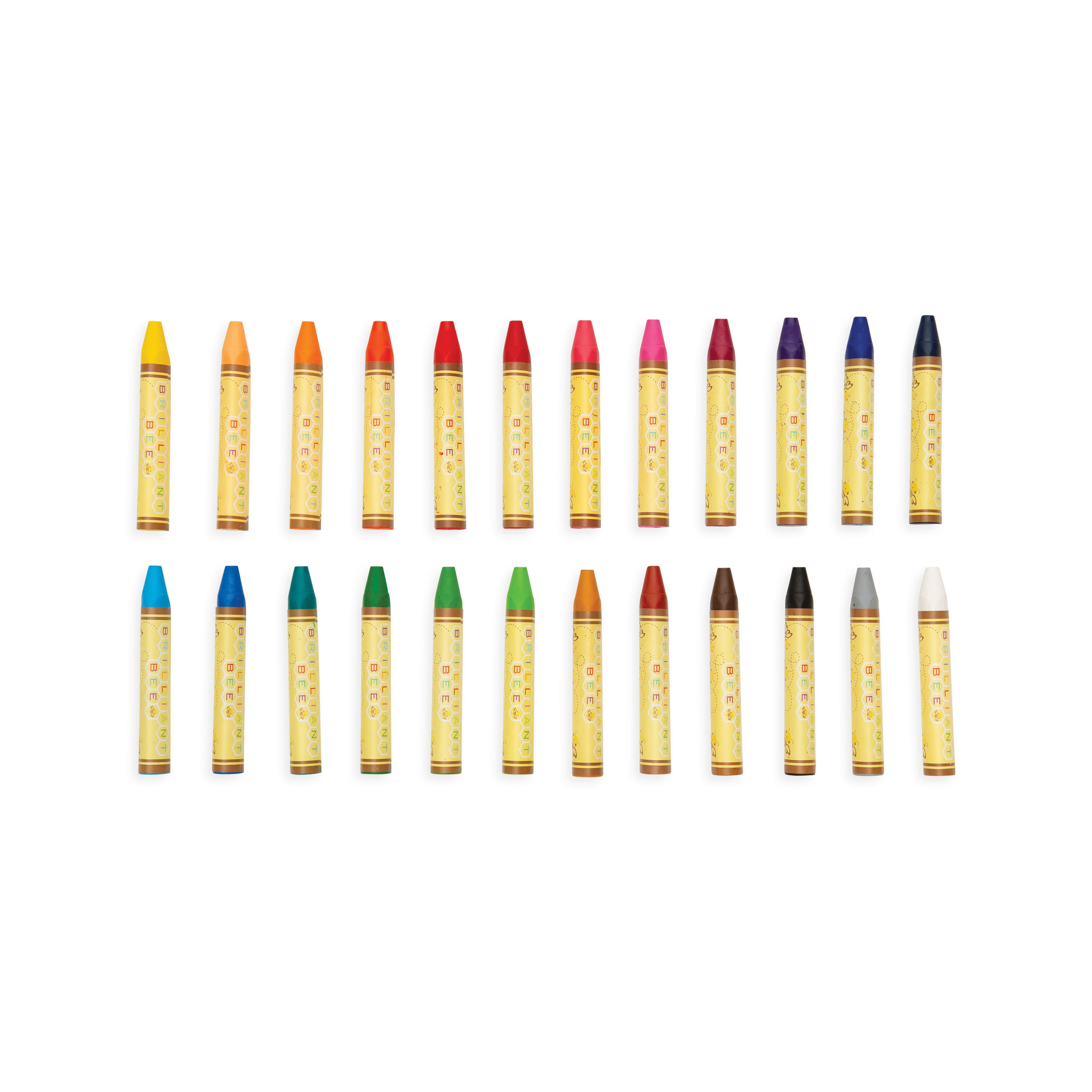 OOLY Brilliant Bee Crayons, 24ct.