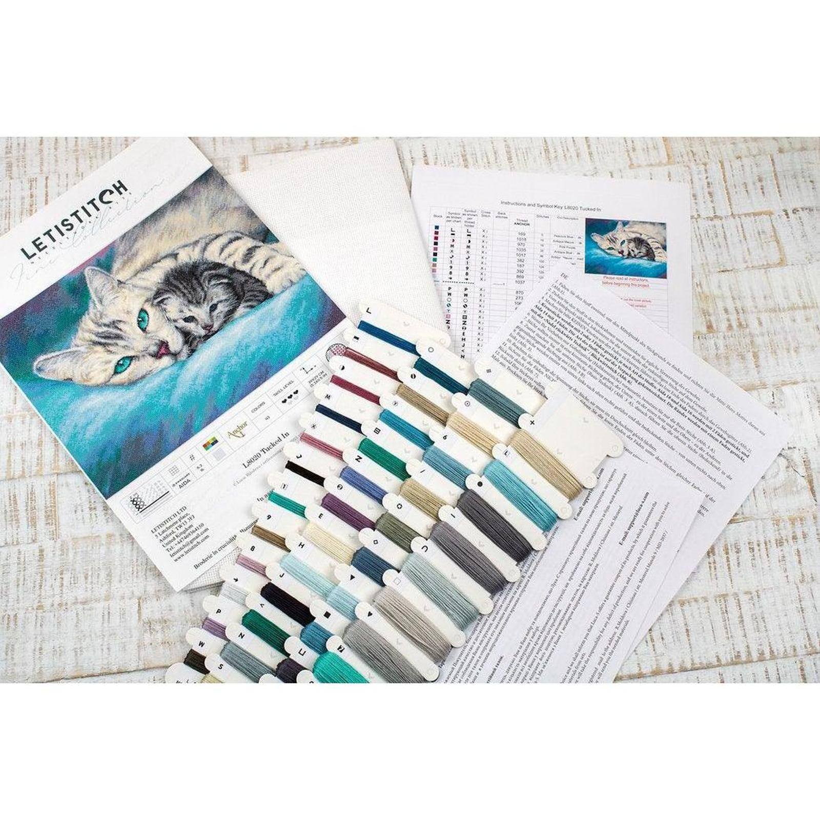 Letistitch Tucked In Counted Cross Stitch Kit