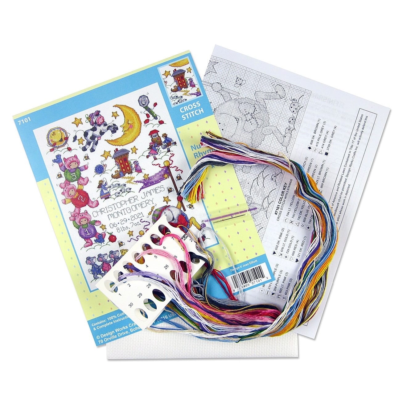 Design Works™ Nursery Rhymes Counted Cross Stitch Kit