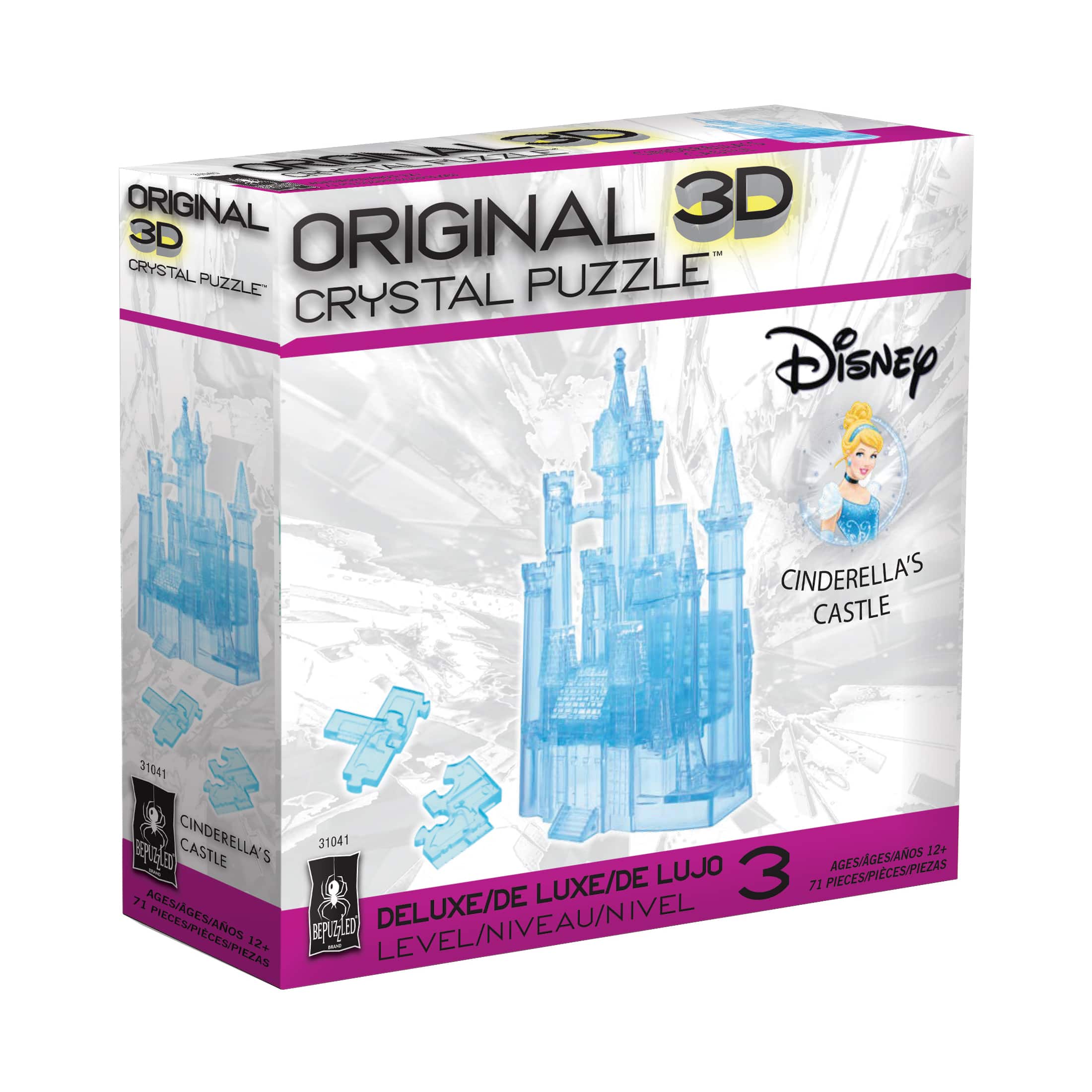 Original 3D Crystal Puzzle™ Disney Cinderella's Castle 71 Piece Puzzle