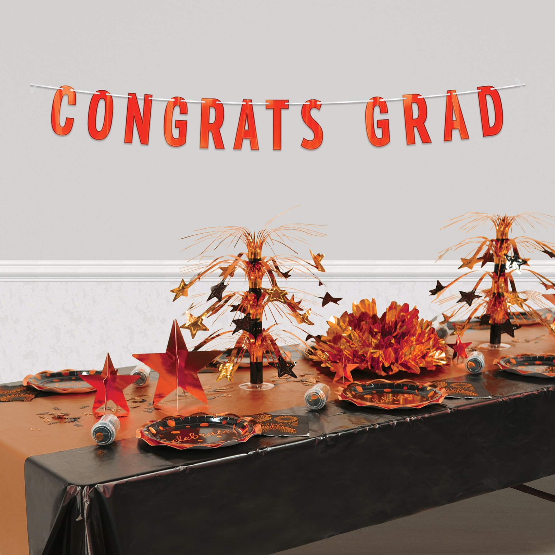 Beistle 5ft. Congrats Grad Streamer