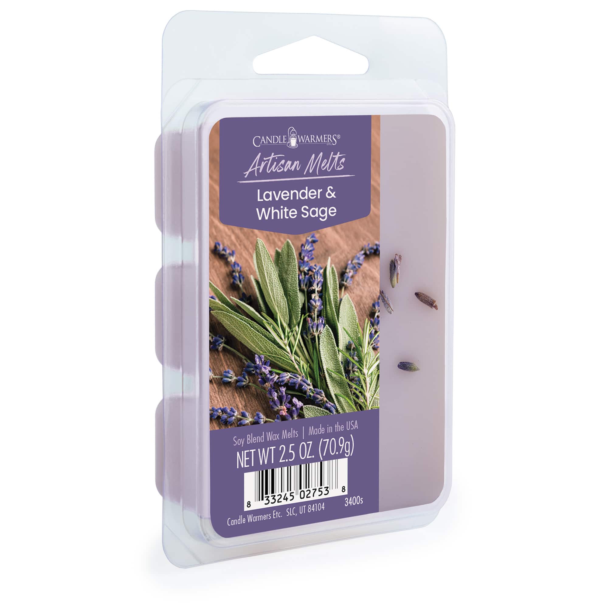 Candle Warmers Etc.® Lavender & White Sage Artisan Wax Melts
