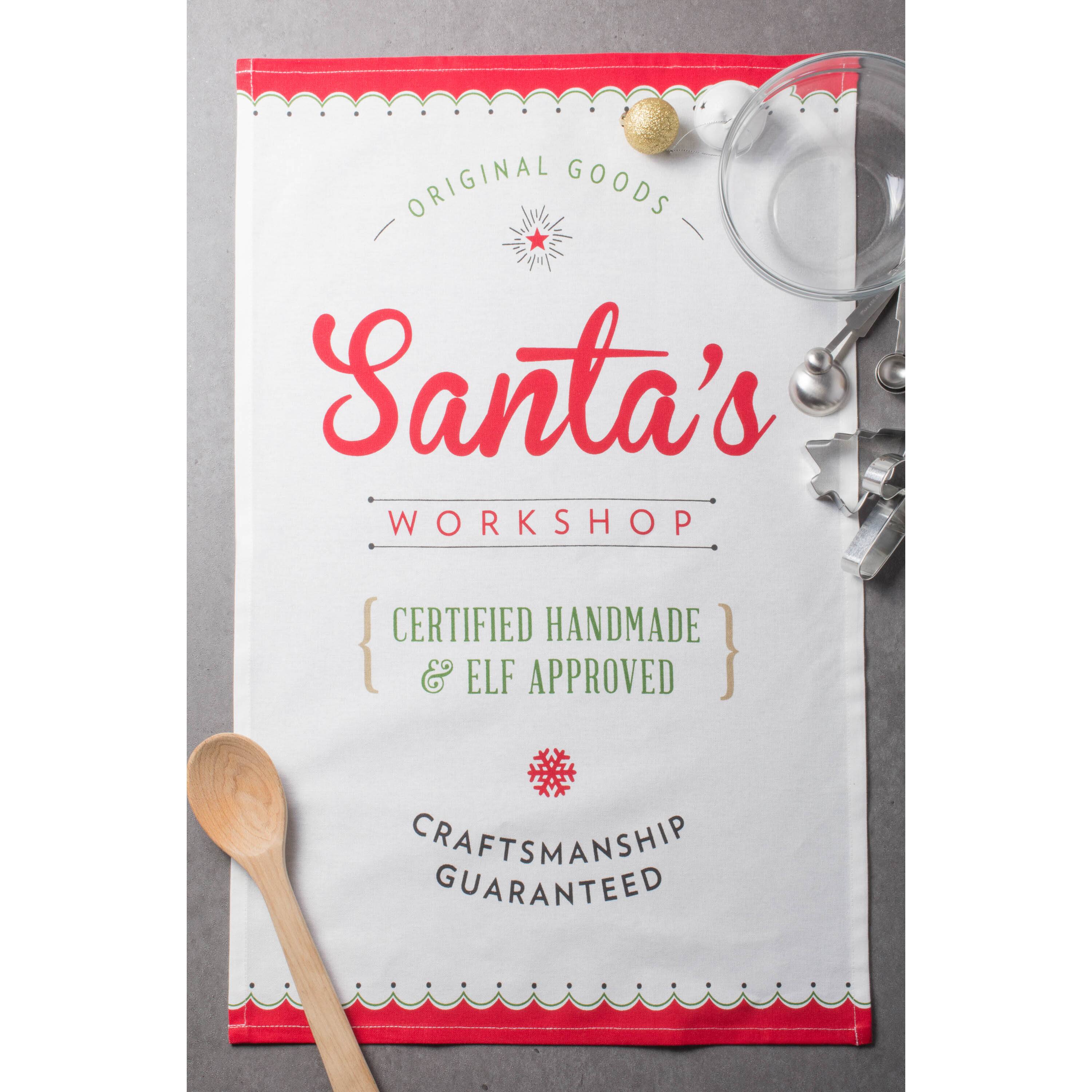 DII® North Pole Holiday Printed Dishtowel Set