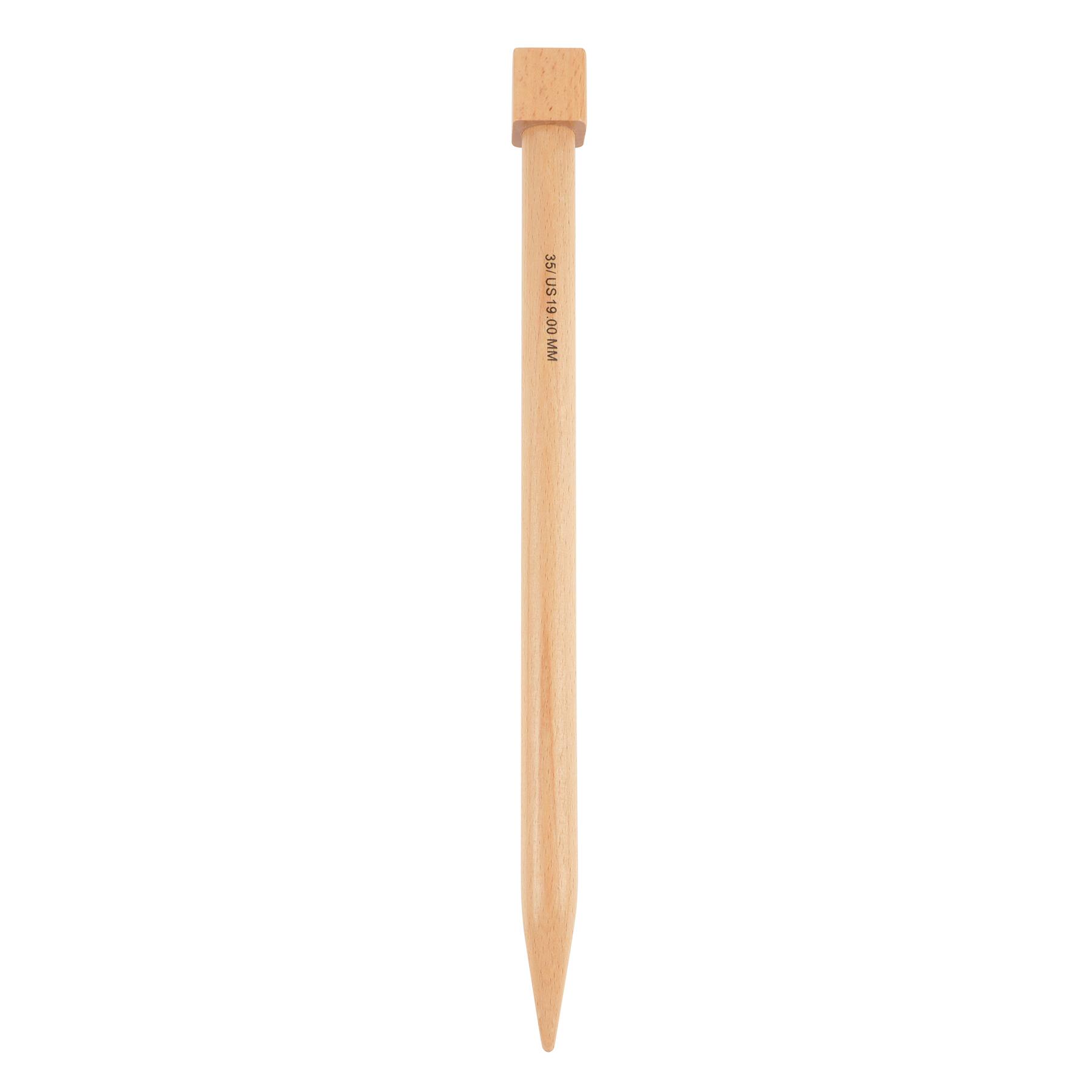 14" Jumbo Wood Knitting Needles by Loops & Threads®