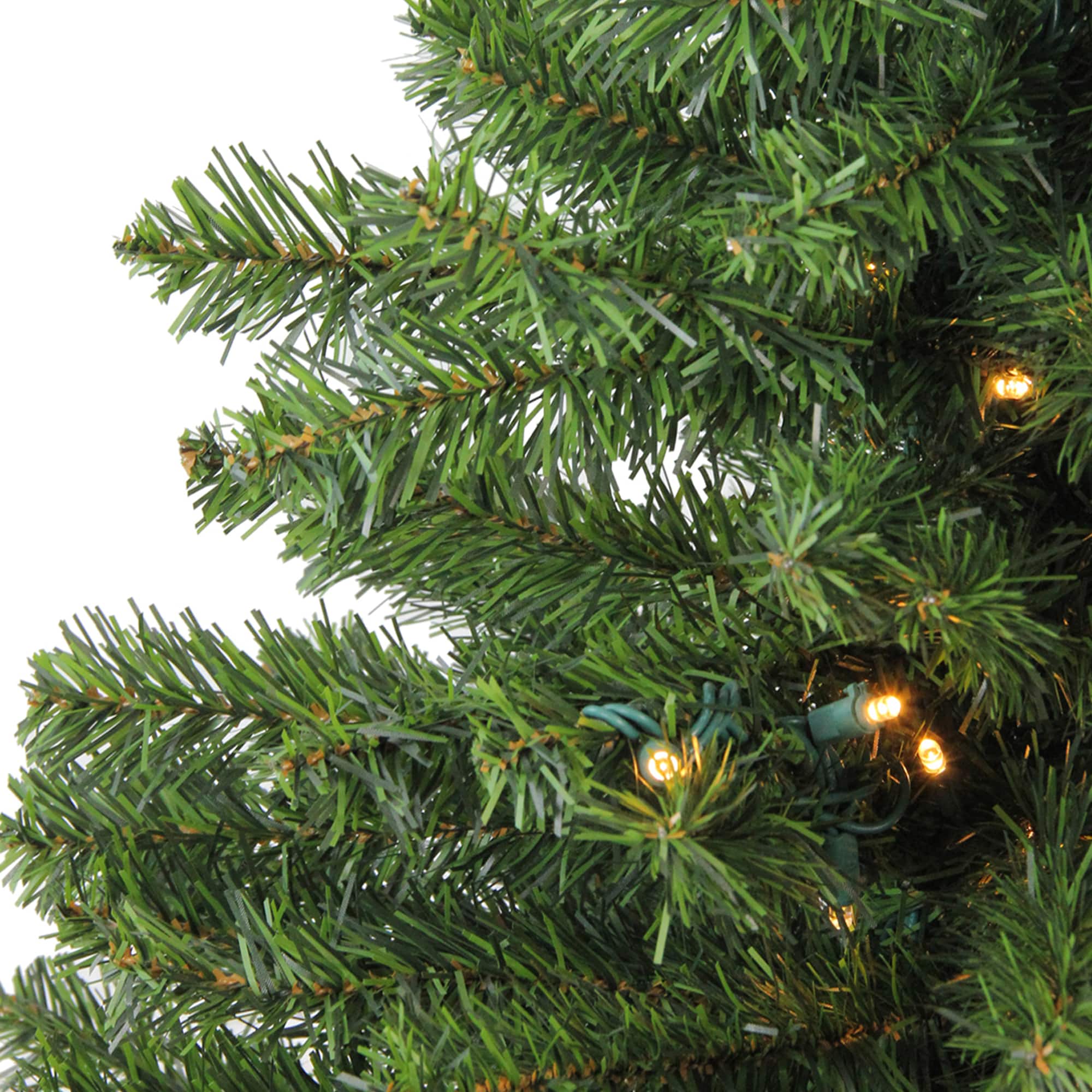 18" Pre-Lit Canadian Pine Artificial Christmas Tree, Clear LED Lights