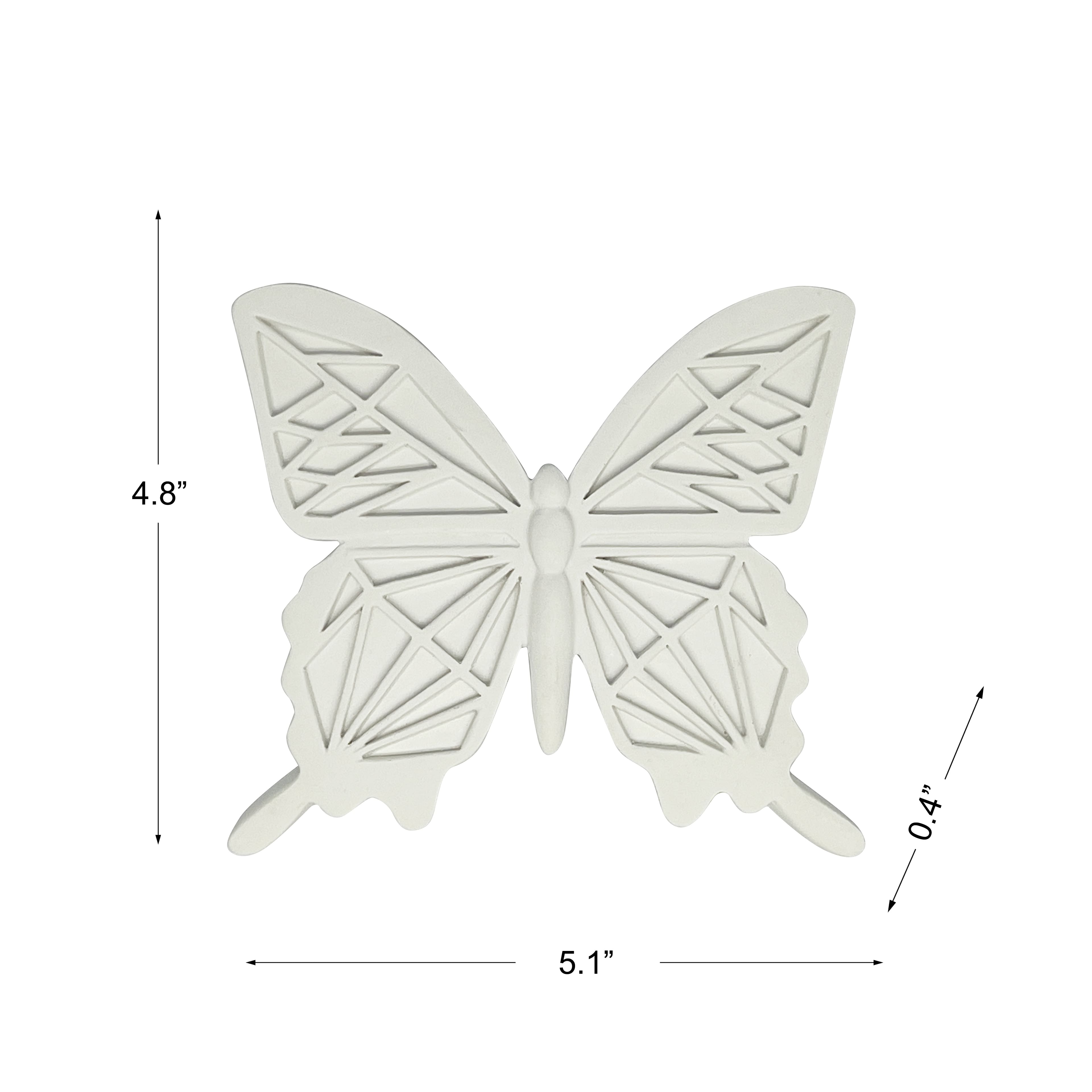 Jonathan Adler x Michaels 5" Geometric DIY Resin Butterfly Figurine