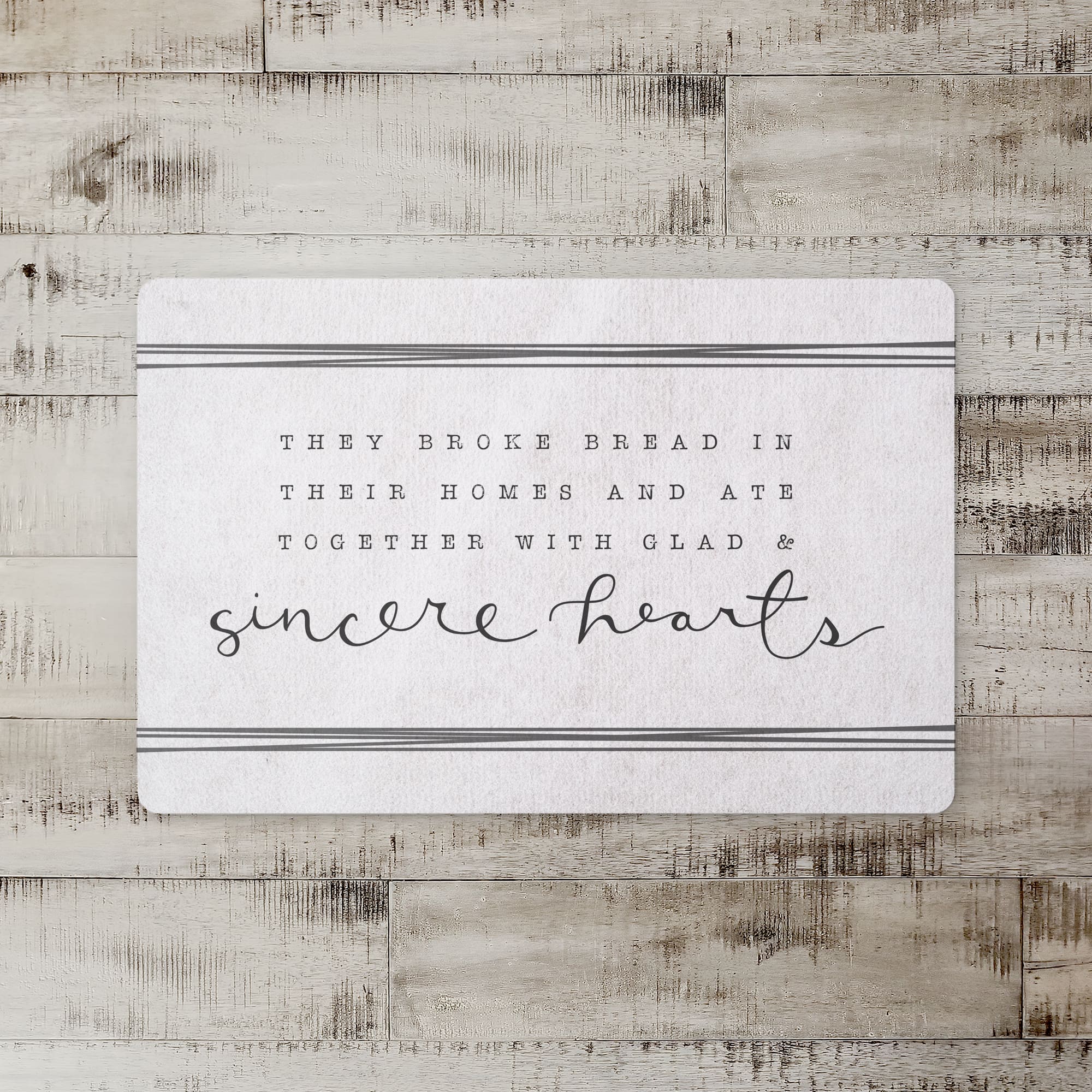 Sincere Hearts 27" x 18" Floor Mat