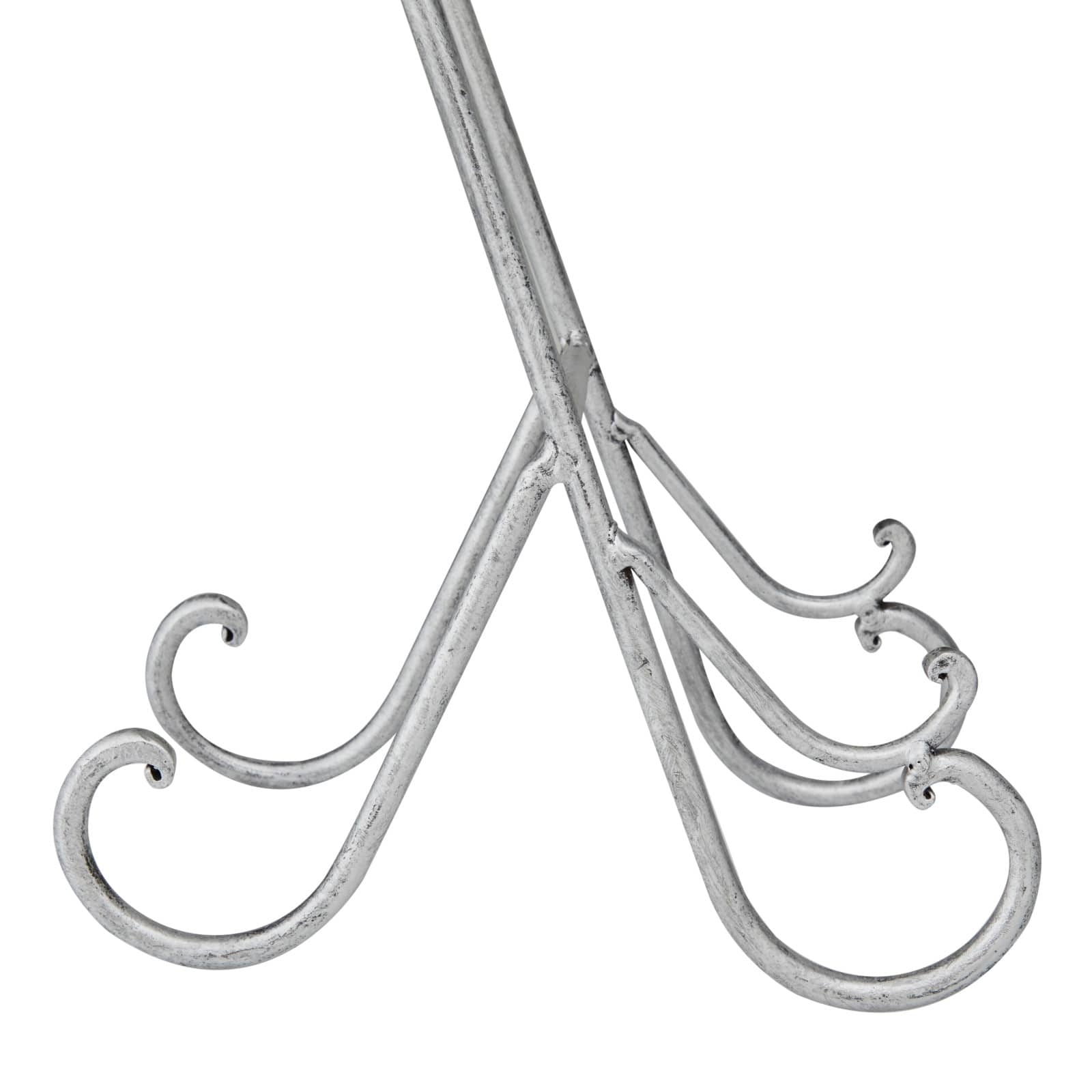 14" Gray Metal Traditional Easel