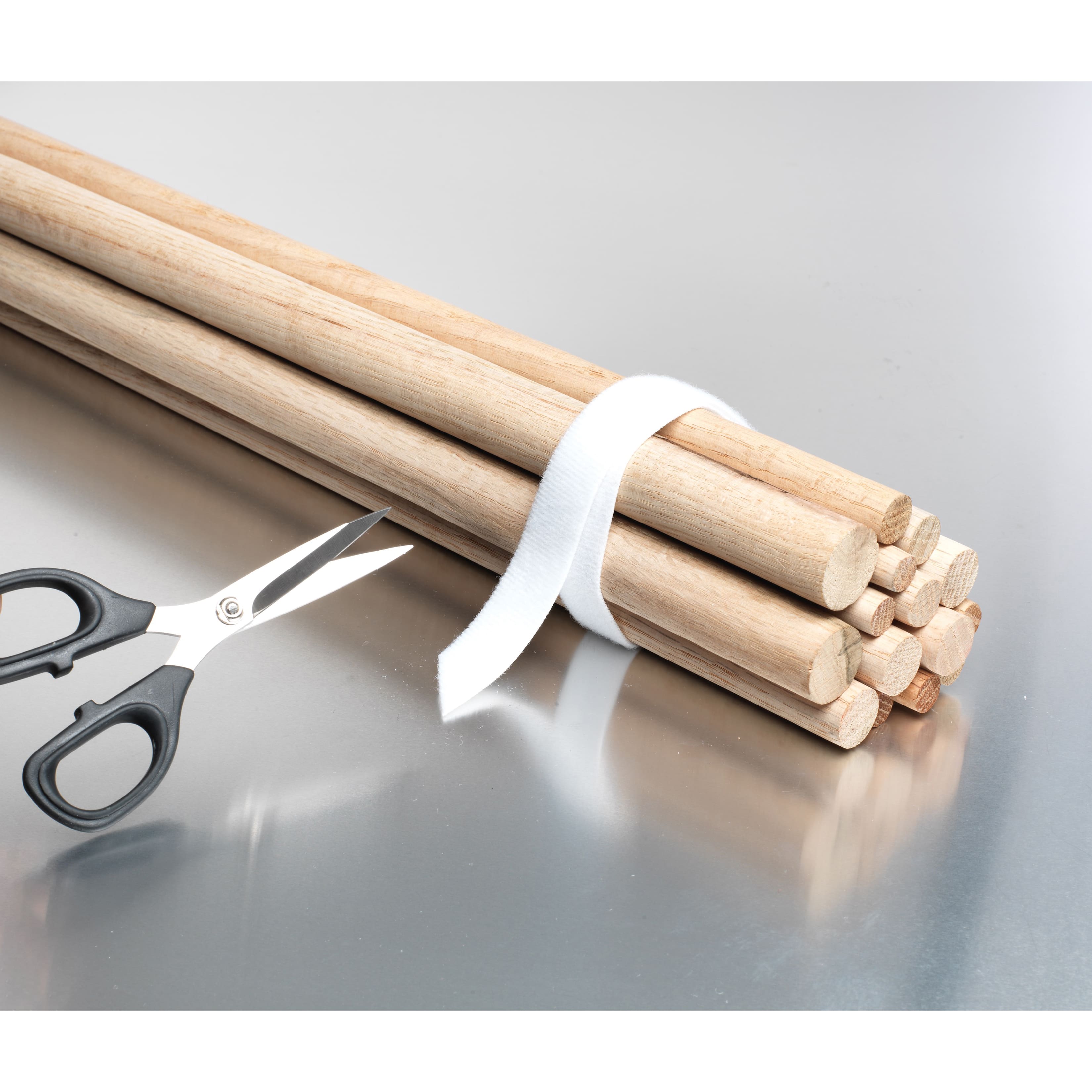 8 Pack: VELCRO® Brand ONE-WRAP® White Roll, 12ft.