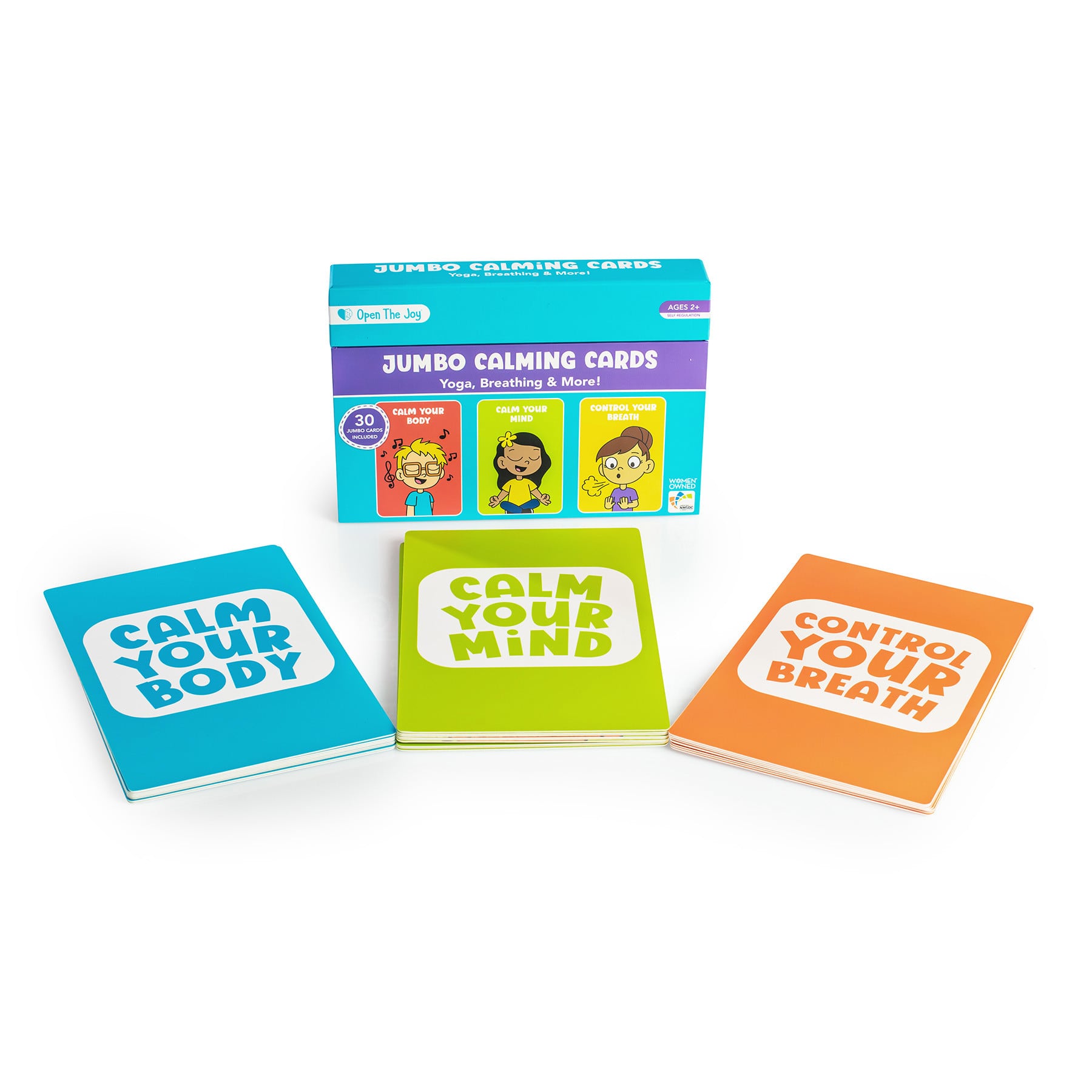 Open the Joy Jumbo Calming Tools Cards Set
