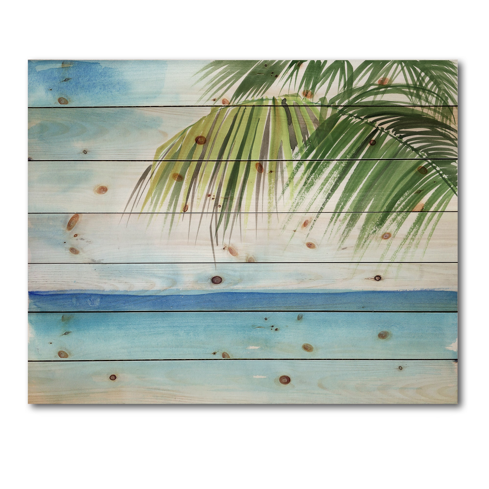 Designart - Palm Beach Resort At Dawn III