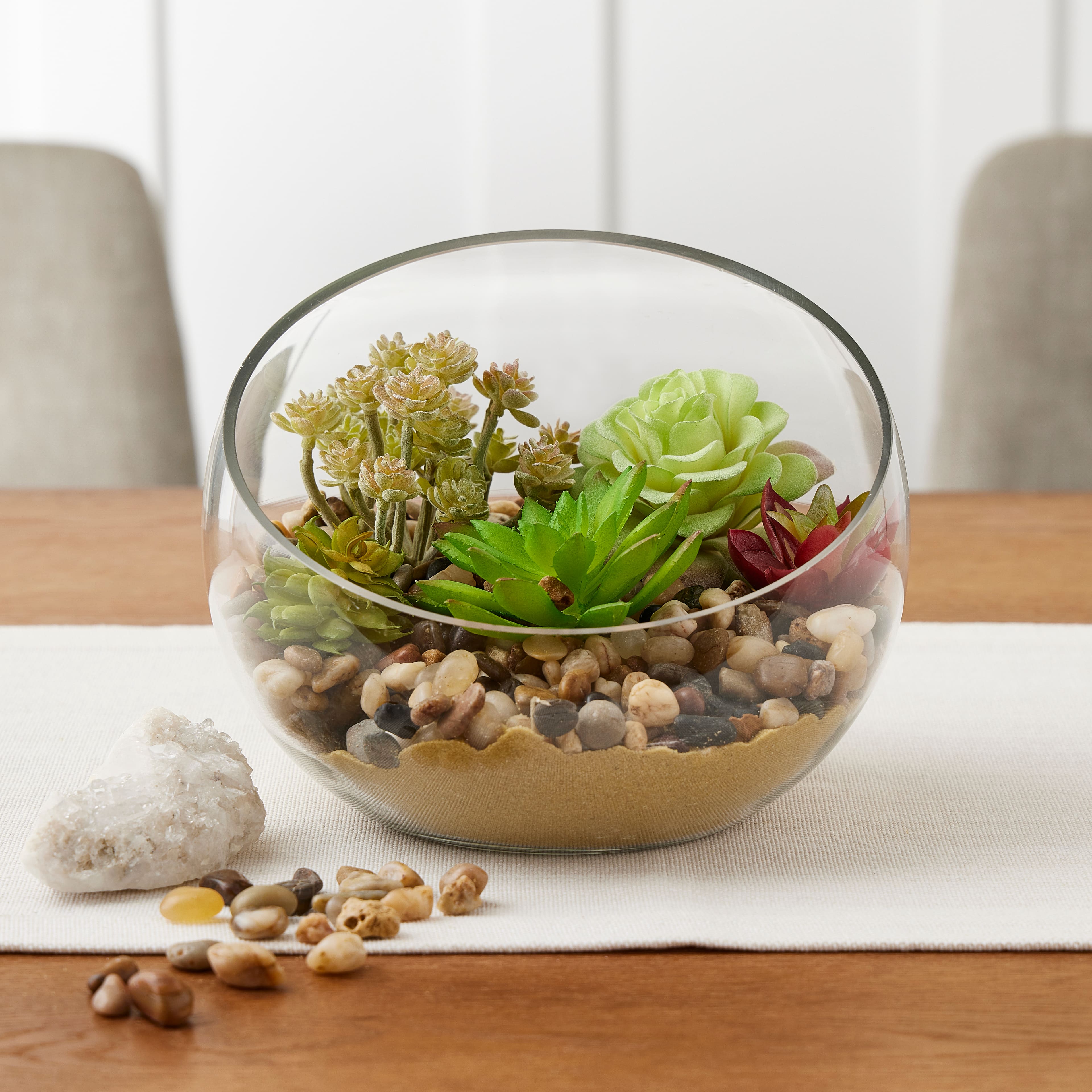 12 Pack: 6.5" Open Face Glass Vase by Ashland®