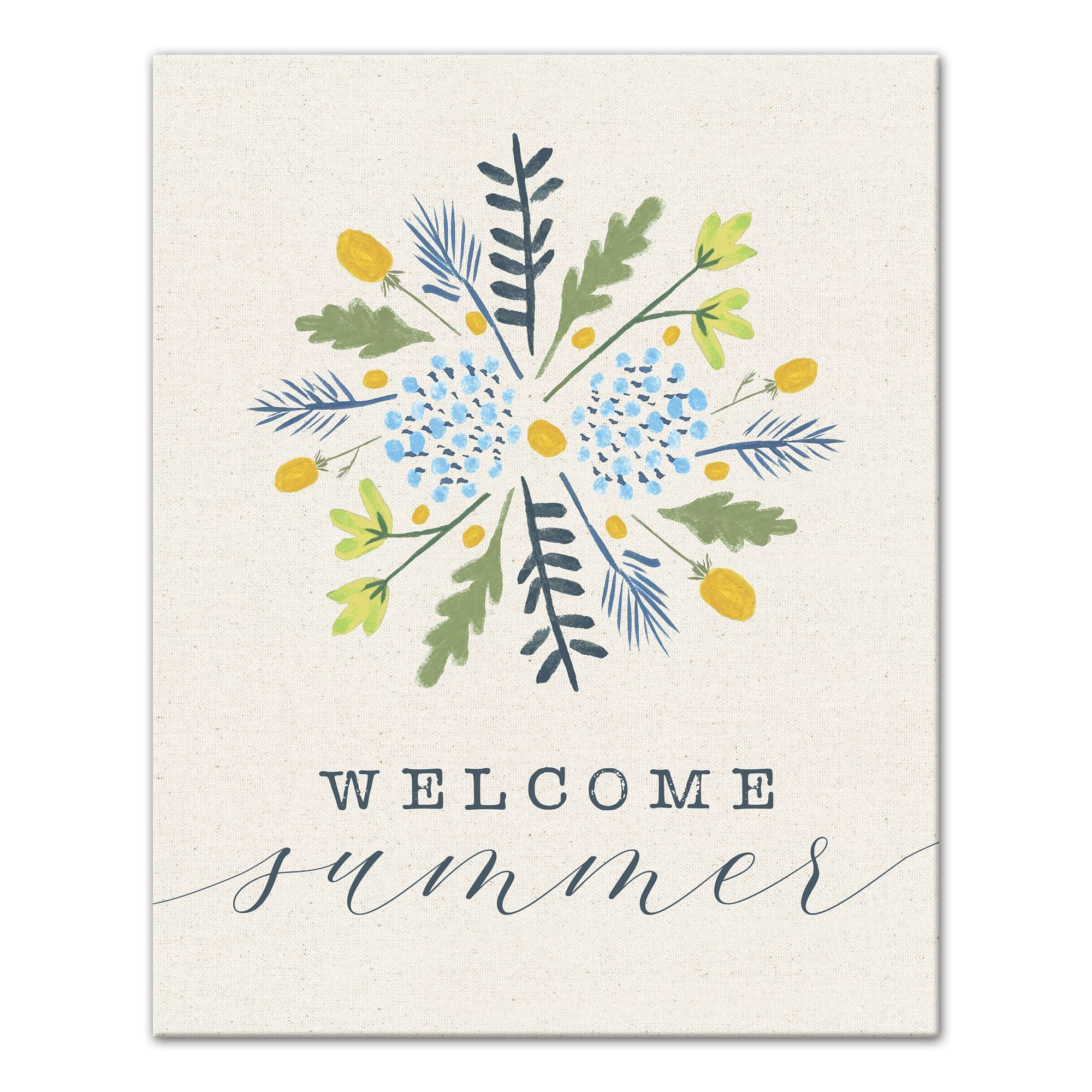 Welcome Summer 16" x 20" Canvas Wall Art