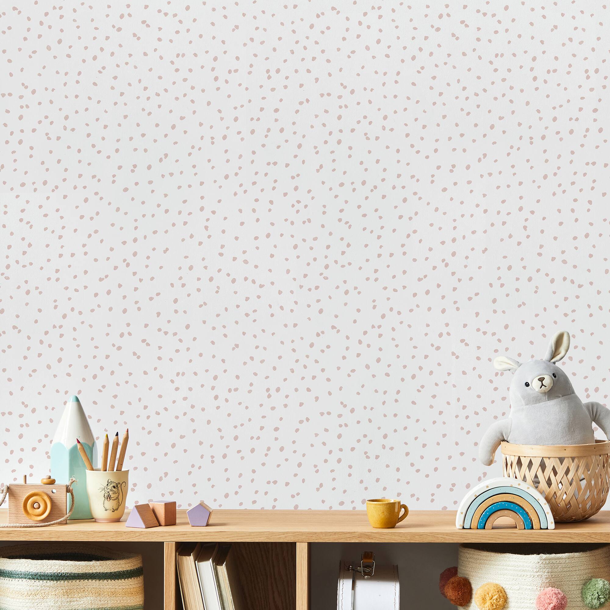 Designs Direct Hand Drawn Confetti Dots Wallpaper