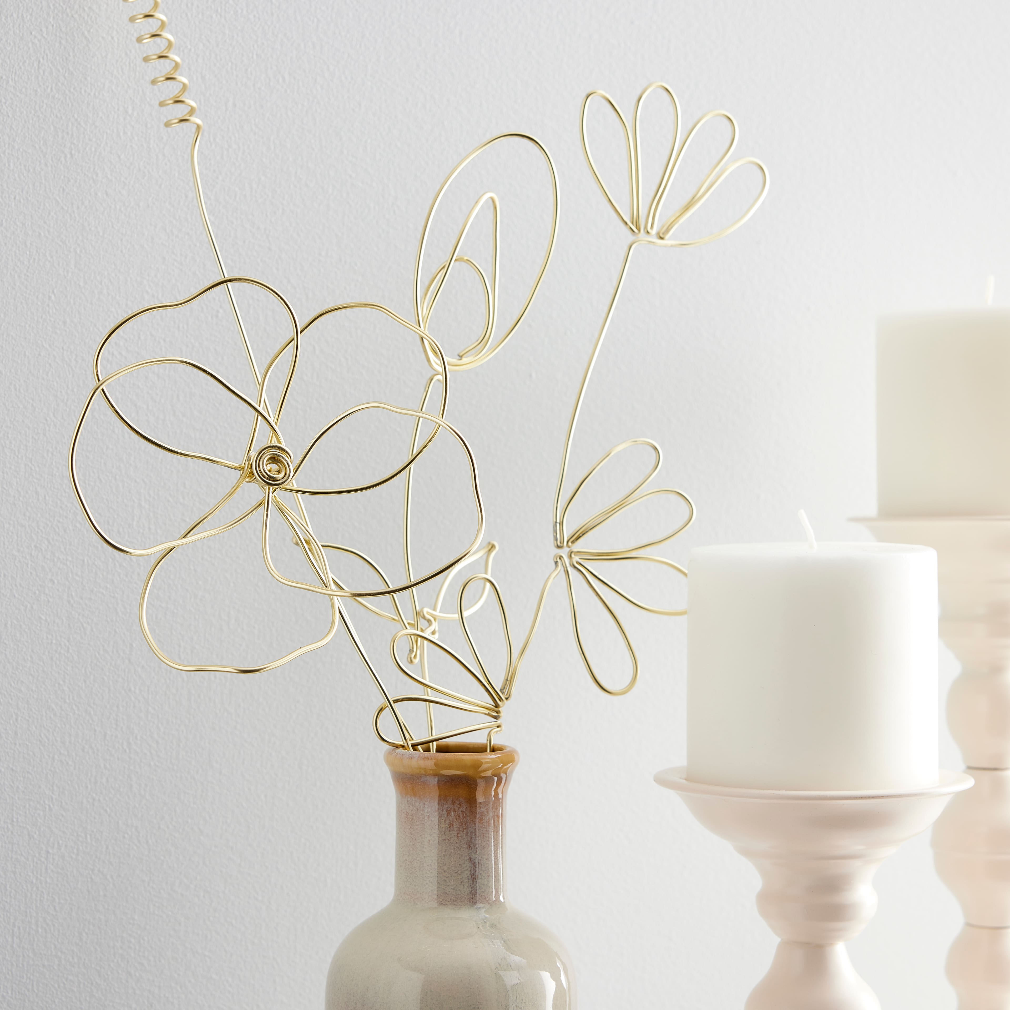 Gold Aluminum Decorative Wire by Ashland®