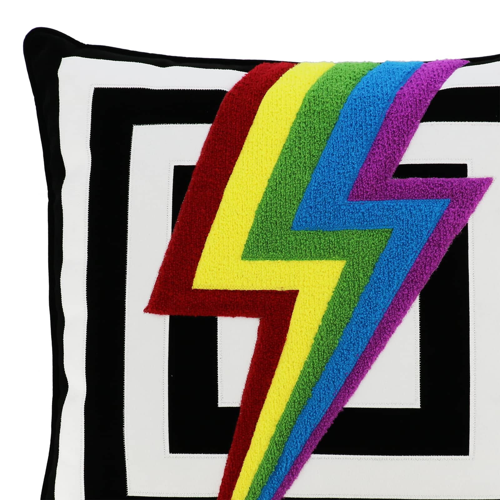 Jonathan Adler x Michaels 21" Lightning Logo Pillow