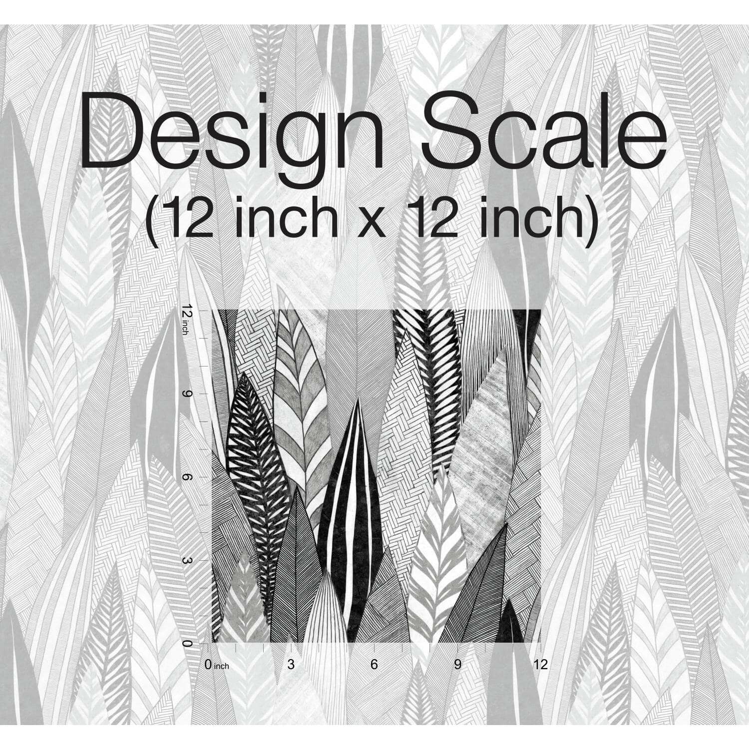 Roommates Fern & Feathers Peel & Stick Wallpaper