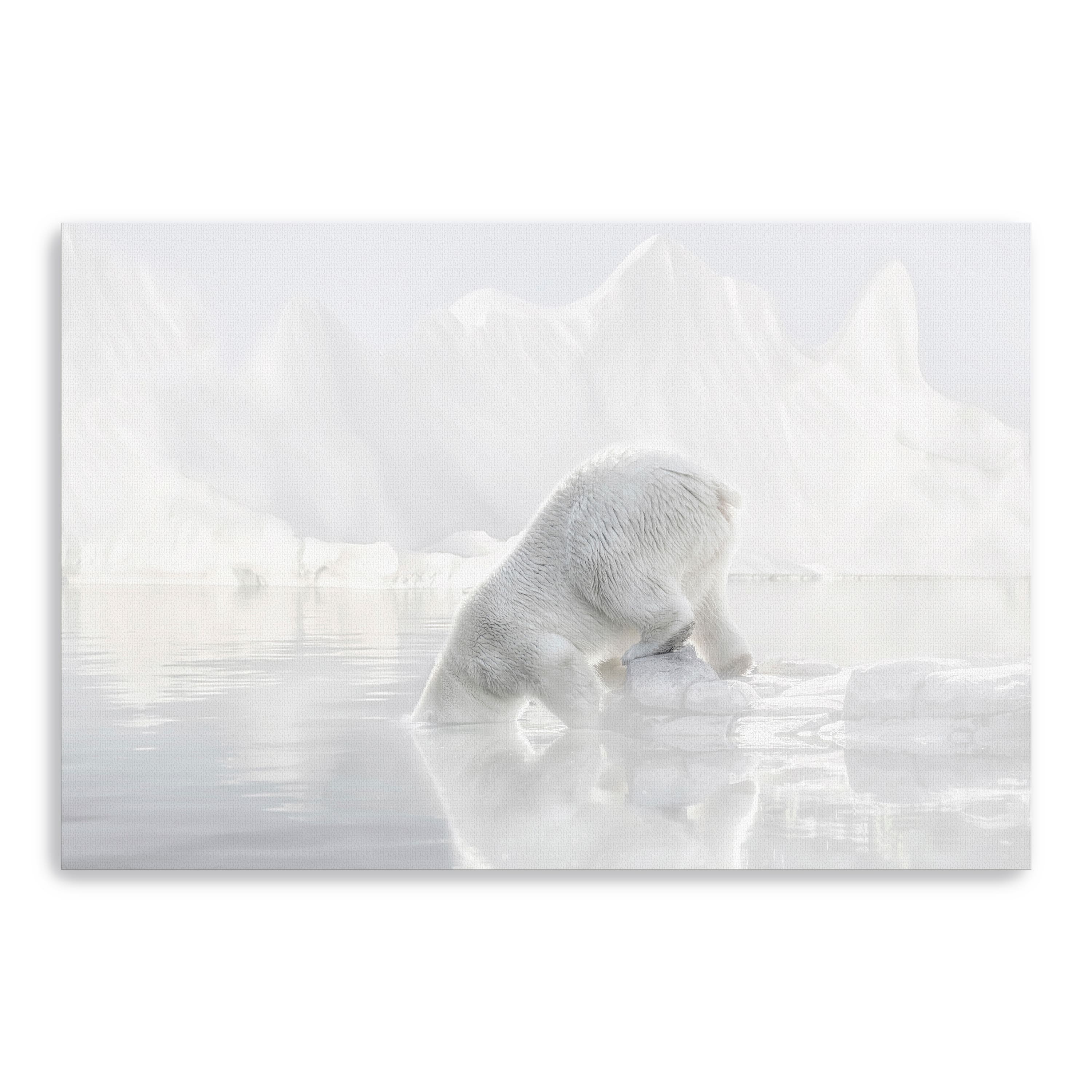 Going for a Swim Canvas Giclee