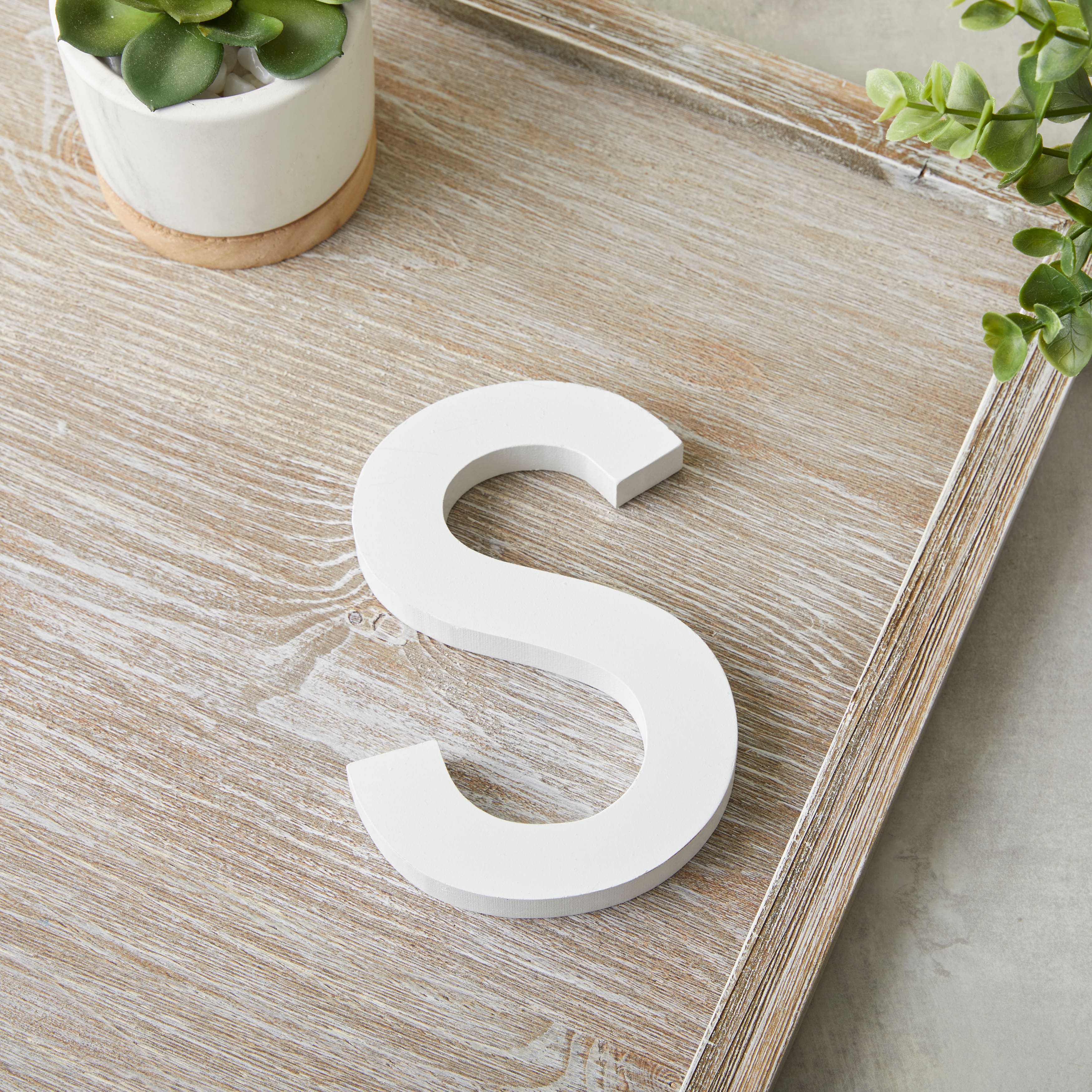 5.5" White MDF Letter by Make Market®