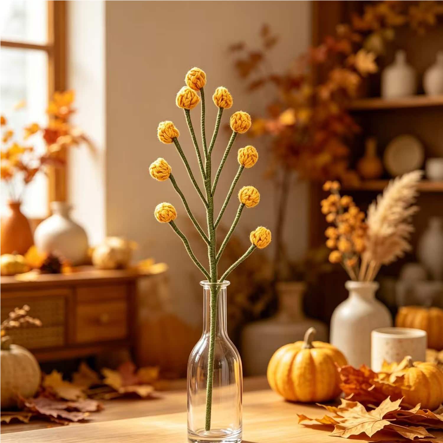 13" Crochet Yellow Berry Pick by Ashland®