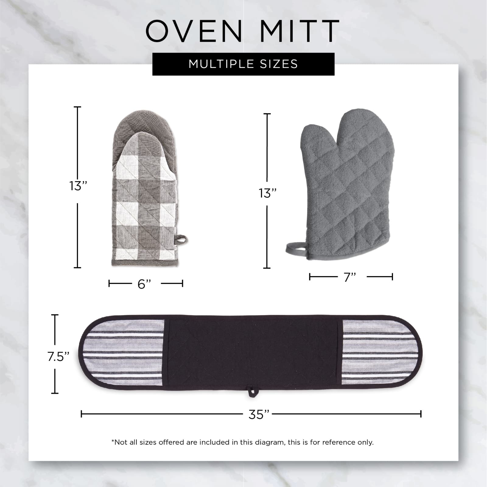 DII® Christmas Plaid Oven Mitt & Potholder Set