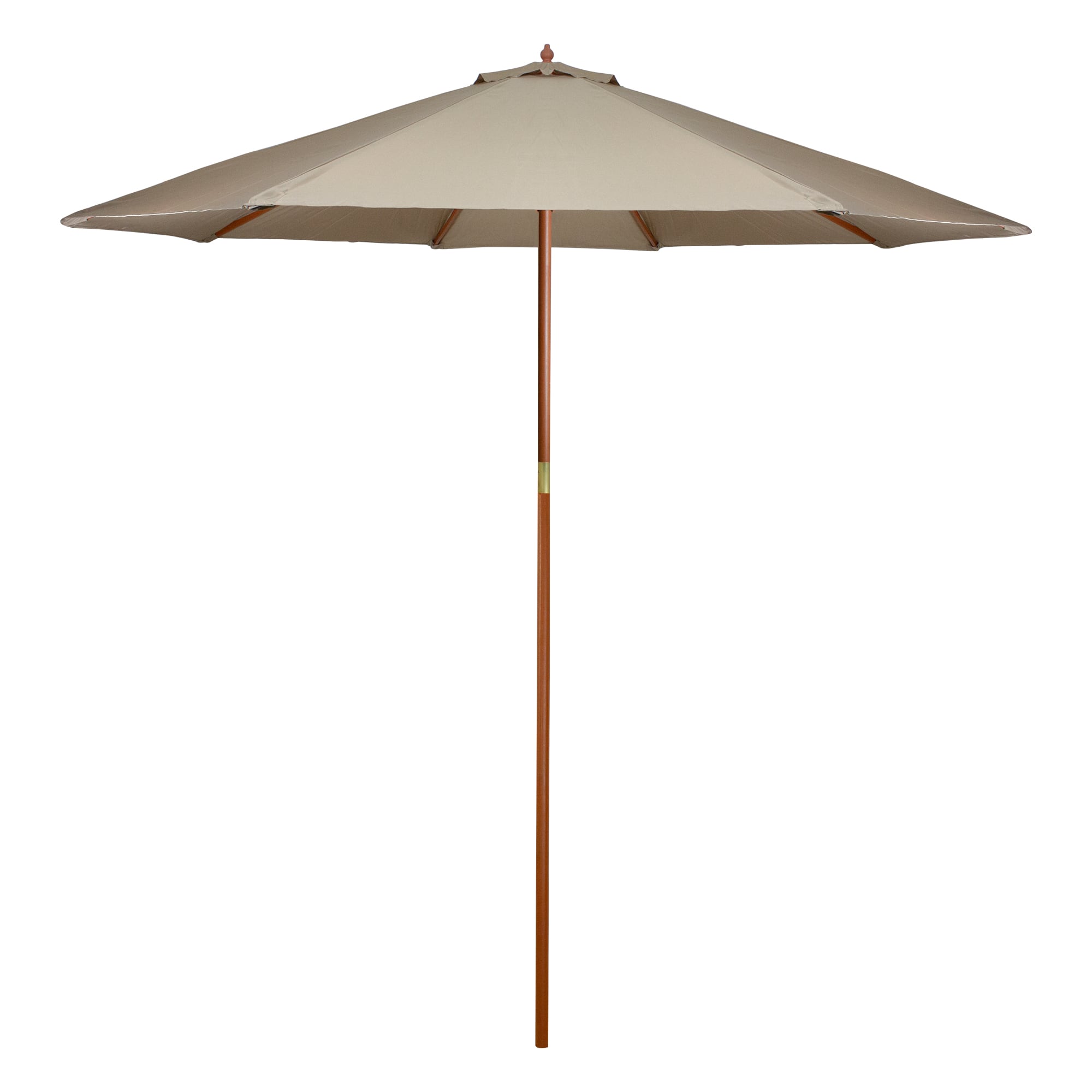 9ft. Outdoor Patio Market Umbrella with Wooden Pole