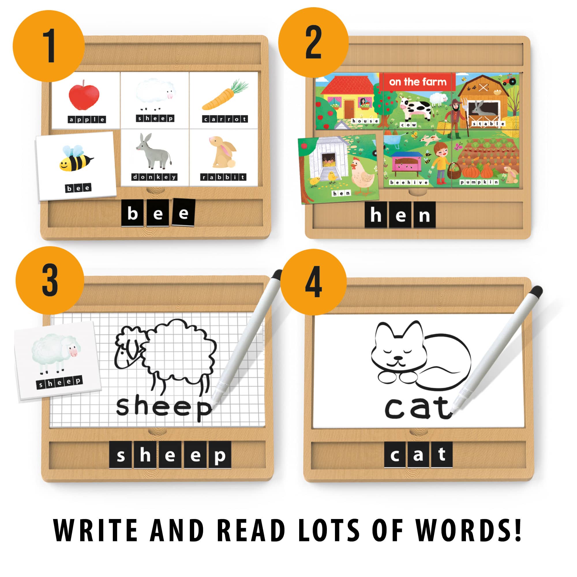 Headu First Writing Encyclopedia Montessori Set