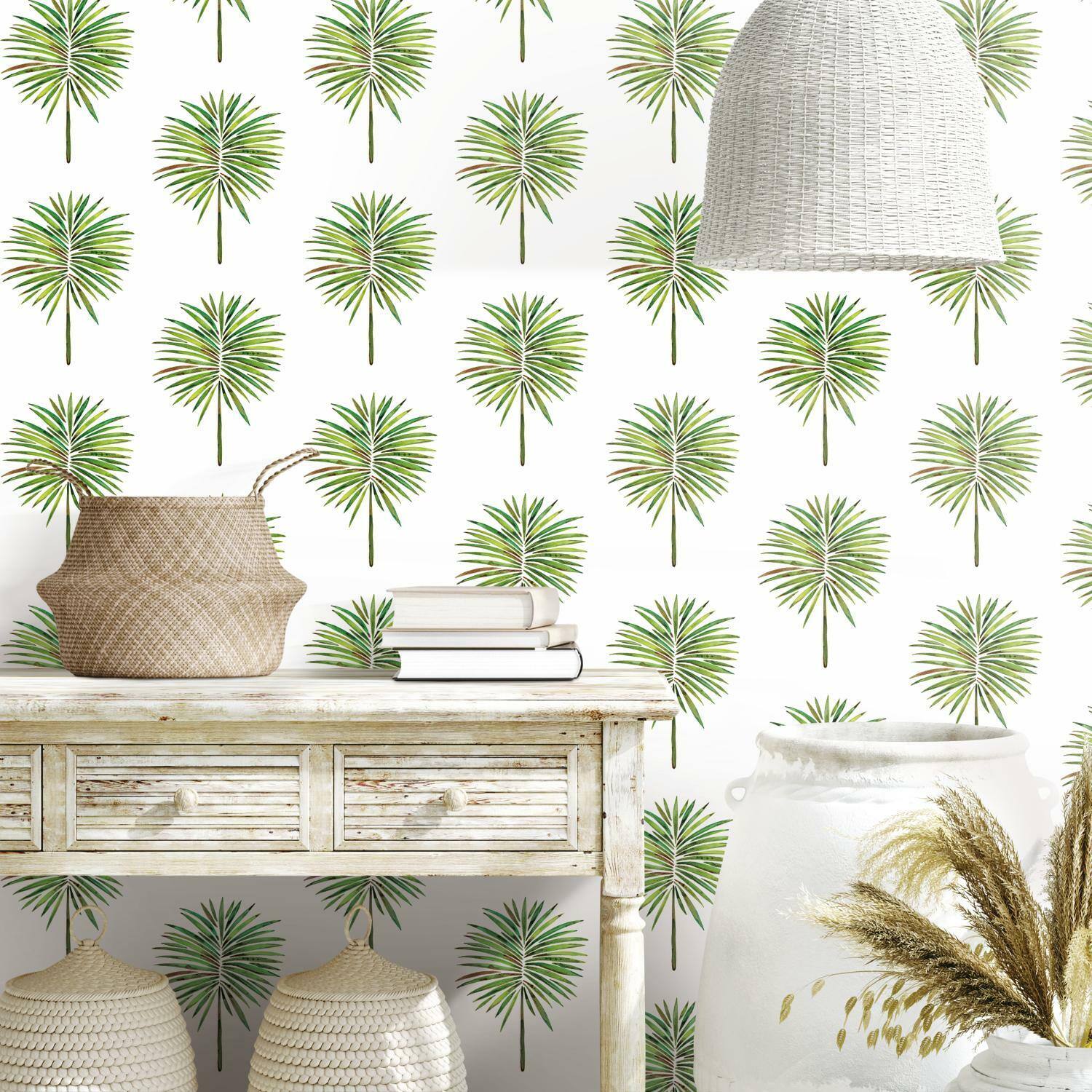 RoomMates Cat Coquillette Fun Fronds Peel & Stick Wallpaper