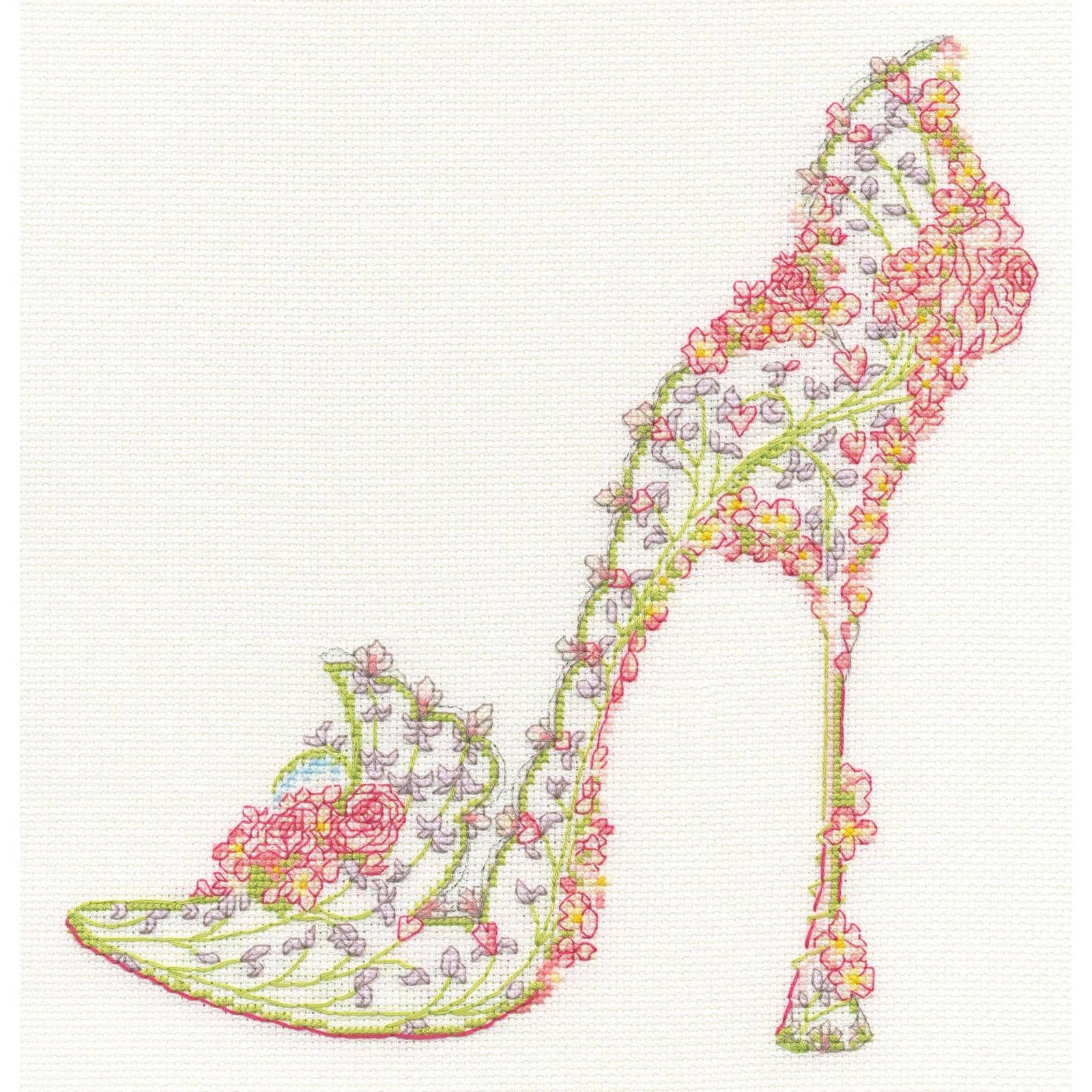 Bothy Threads Wedding Slipper Counted Cross Stitch Kit