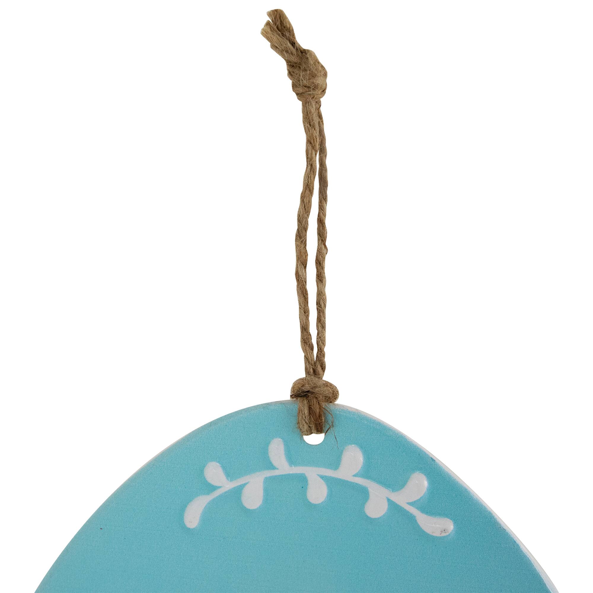 Blue & Pink Easter Egg Metal Wall Signs, 2ct.