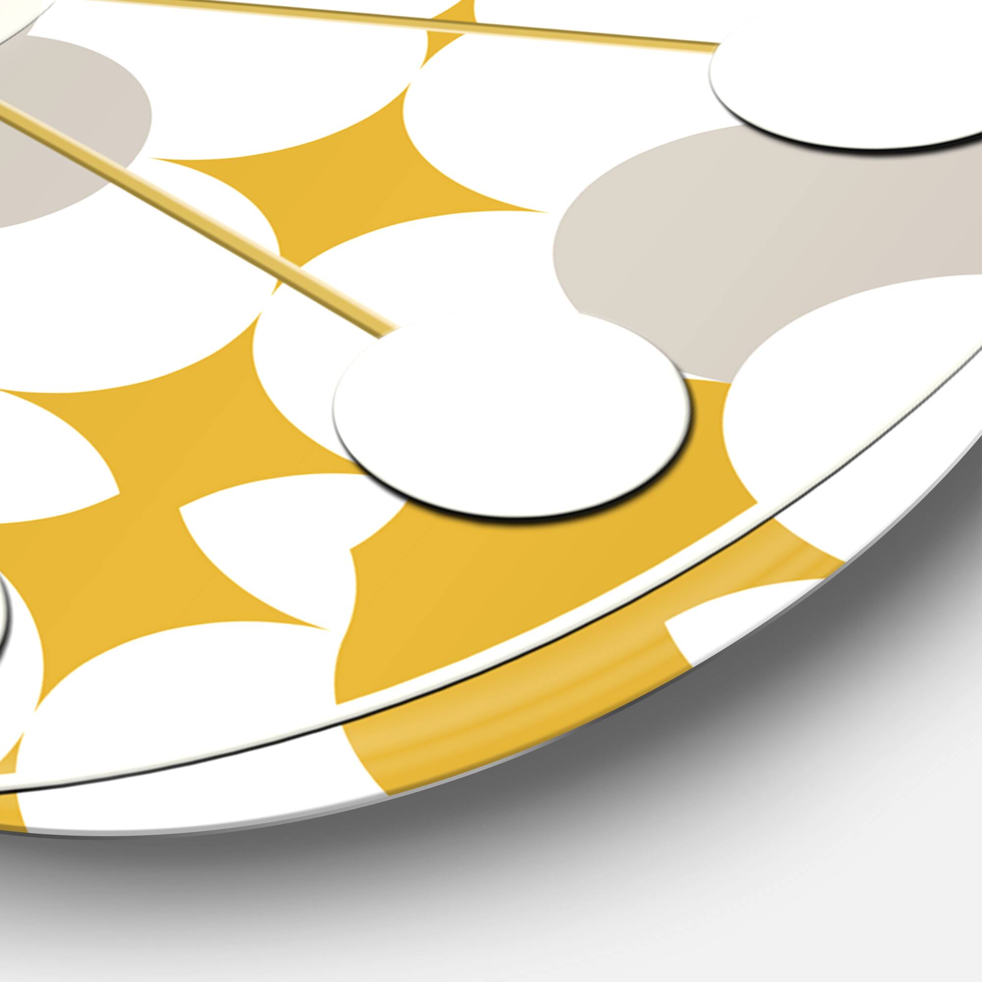 Designart 'Retro Abstract Design Xiii Mid-Century Modern Wall Clock