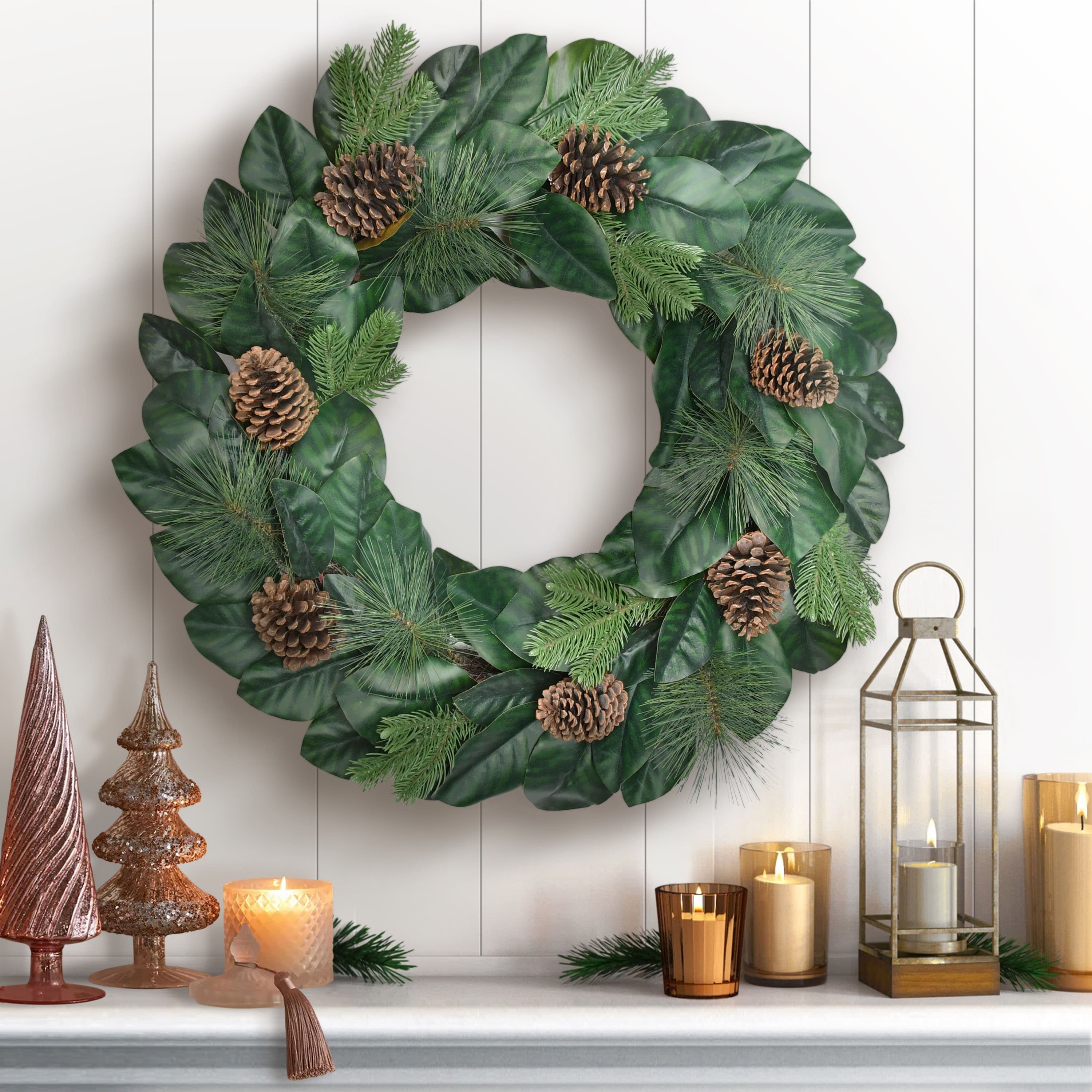 32" Magnolia Wreath