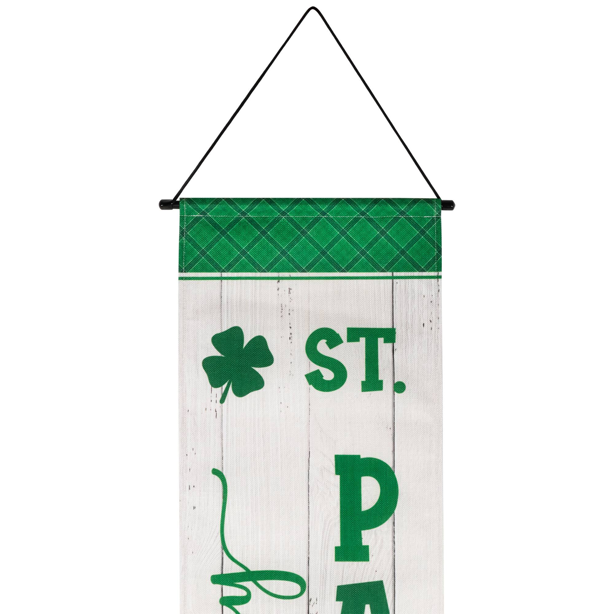 71" Welcome St. Patrick's Day Porch Door Hanging Banner Set