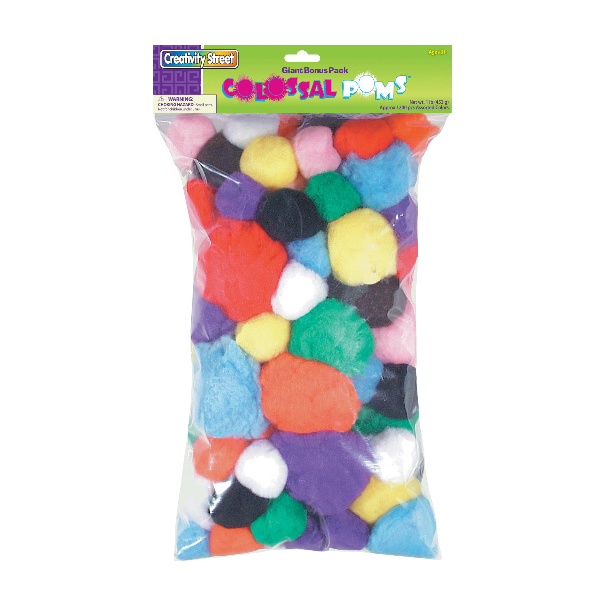 6 Packs: 1,200 ct. (7,200 total) Creativity Street® Colossal Poms