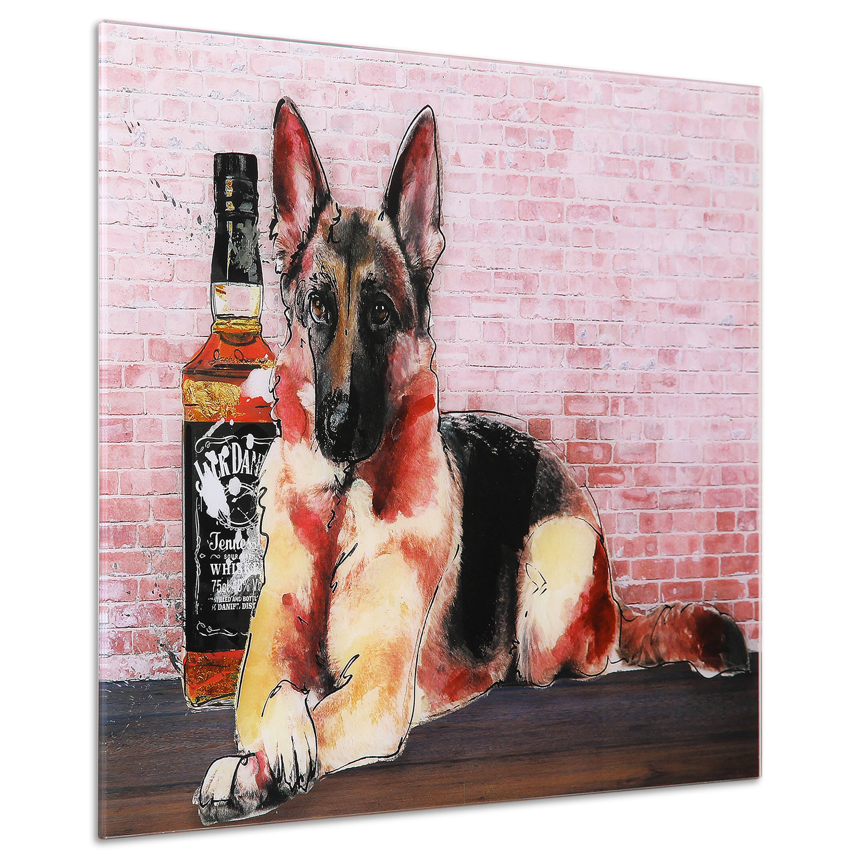 Empire Art Direct 24" x 16" German Jack Frameless Free Floating Printed Tempered Glass Wall Art