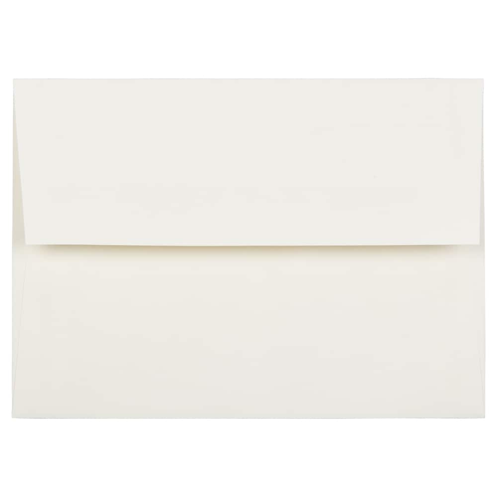 JAM Paper A7 Ecru Gold Foil Lined Invitation Envelopes