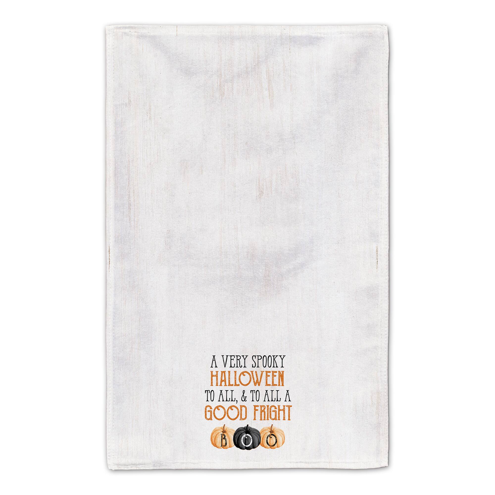 A Very Spooky Halloween 16" x 25" Tea Towel - Set of 2