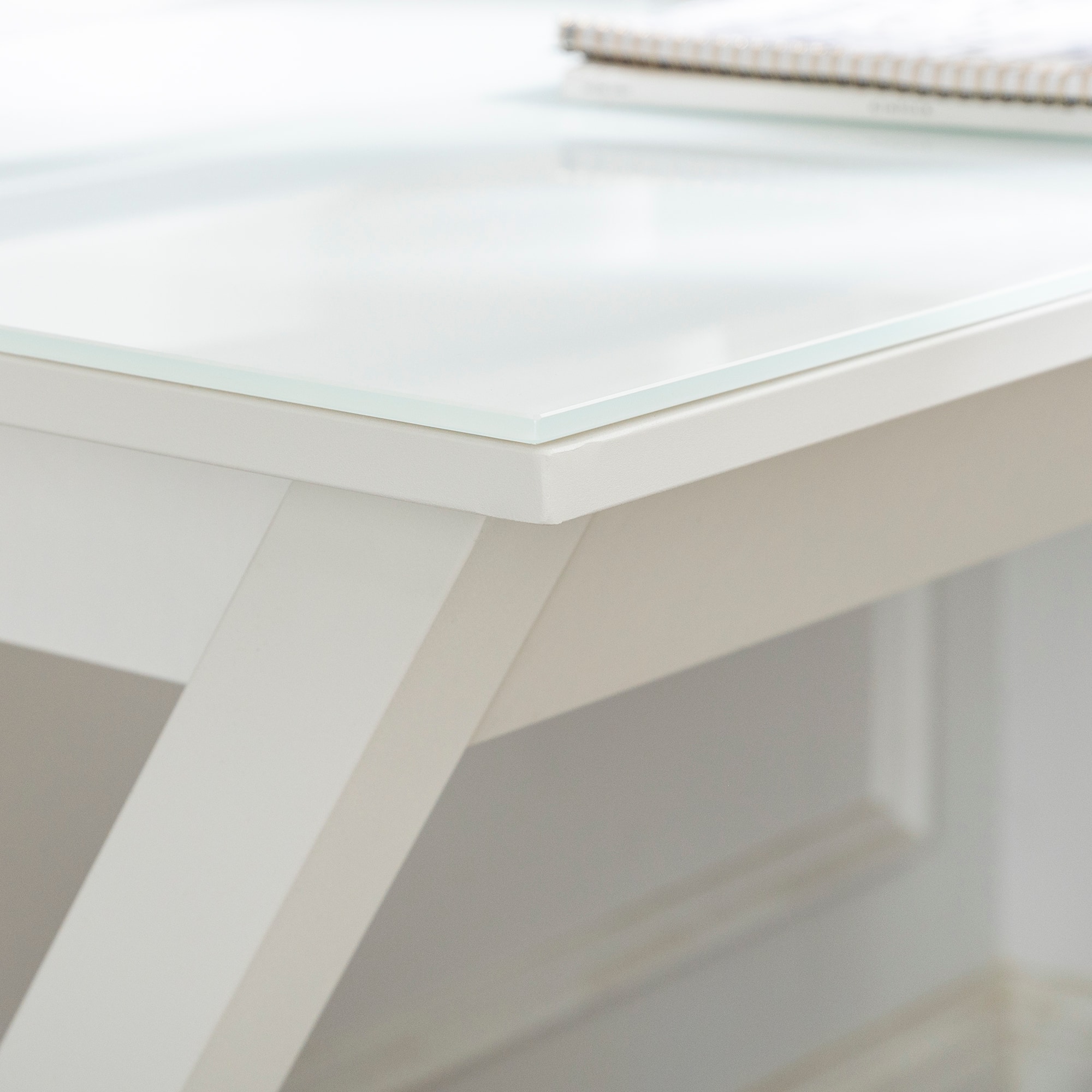 Walker Edison 48" White Modern Wood Computer Desk