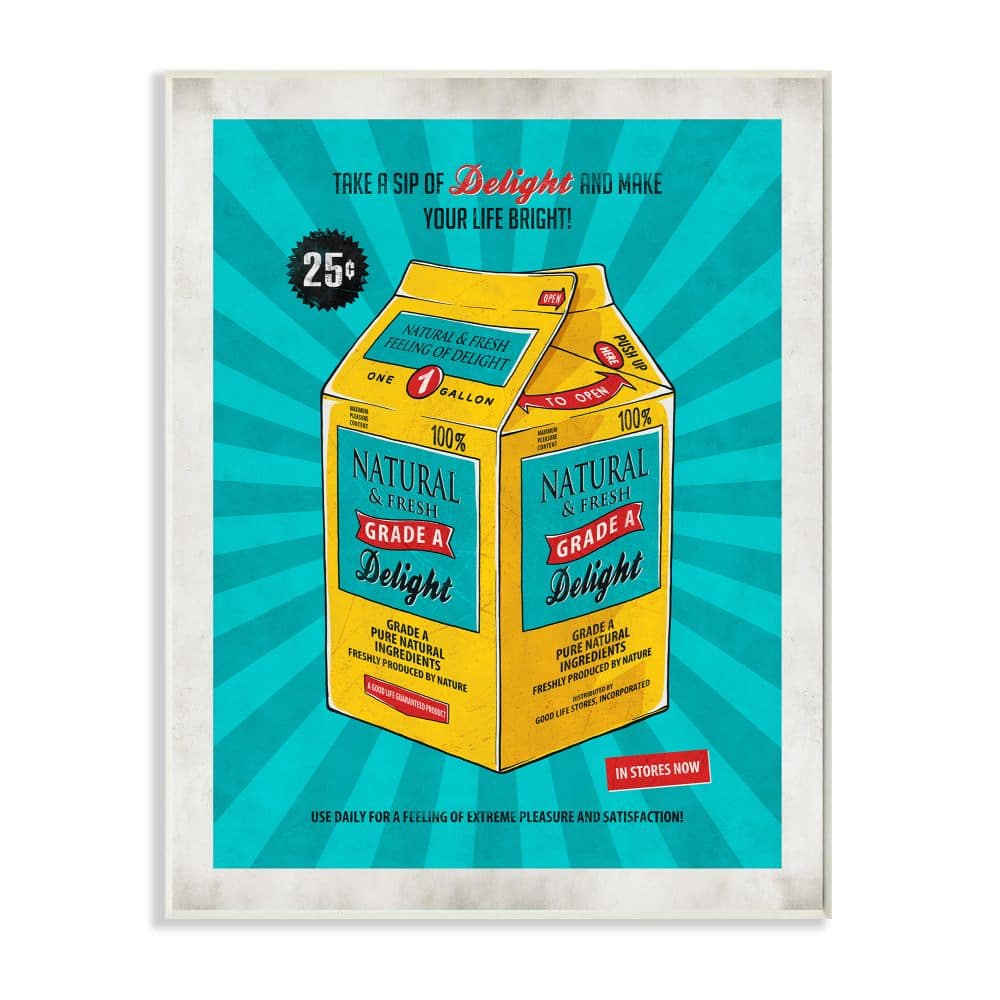 Stupell Industries Grade A Delight Funny Wall Art