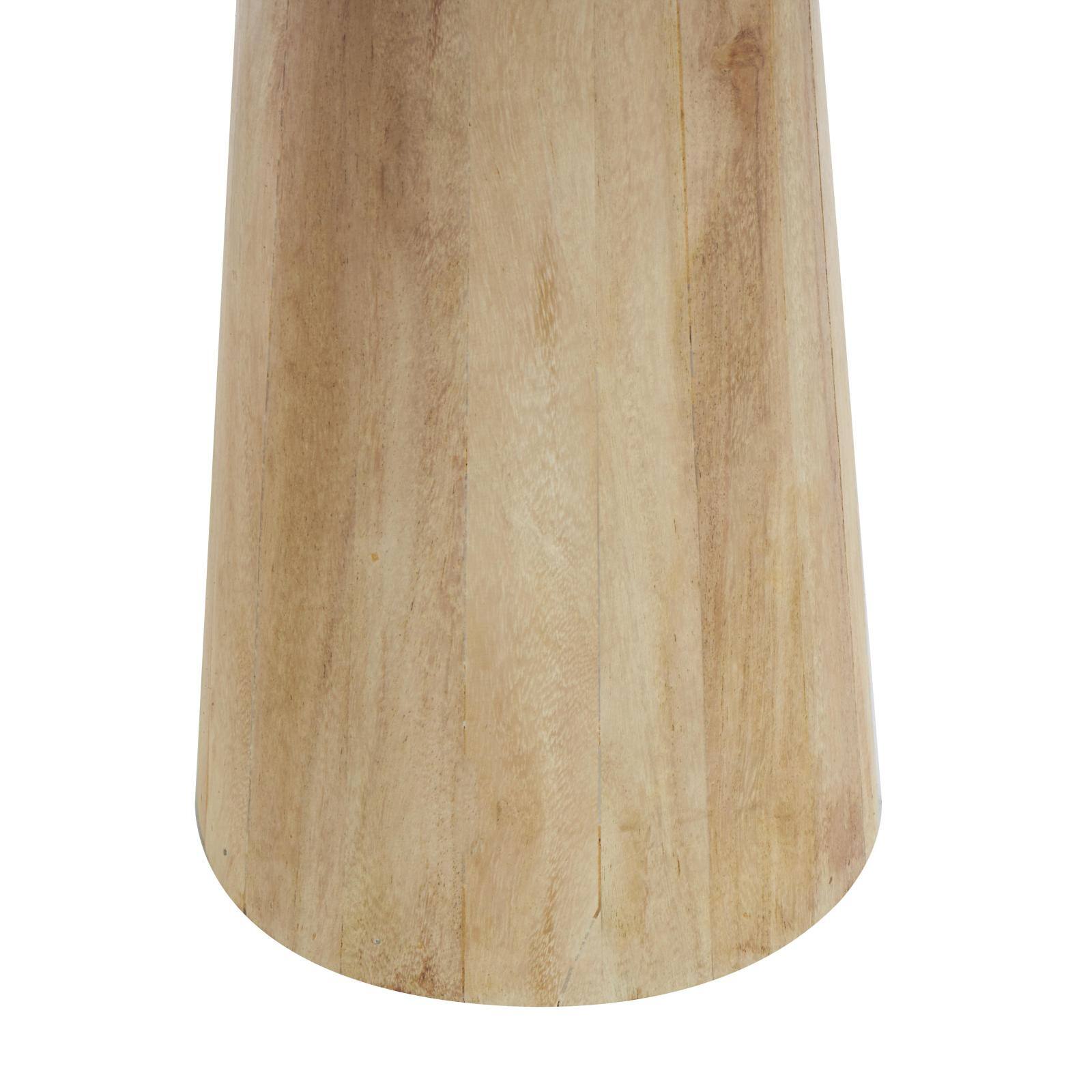 Light Brown Wood Side End Accent Tables Set