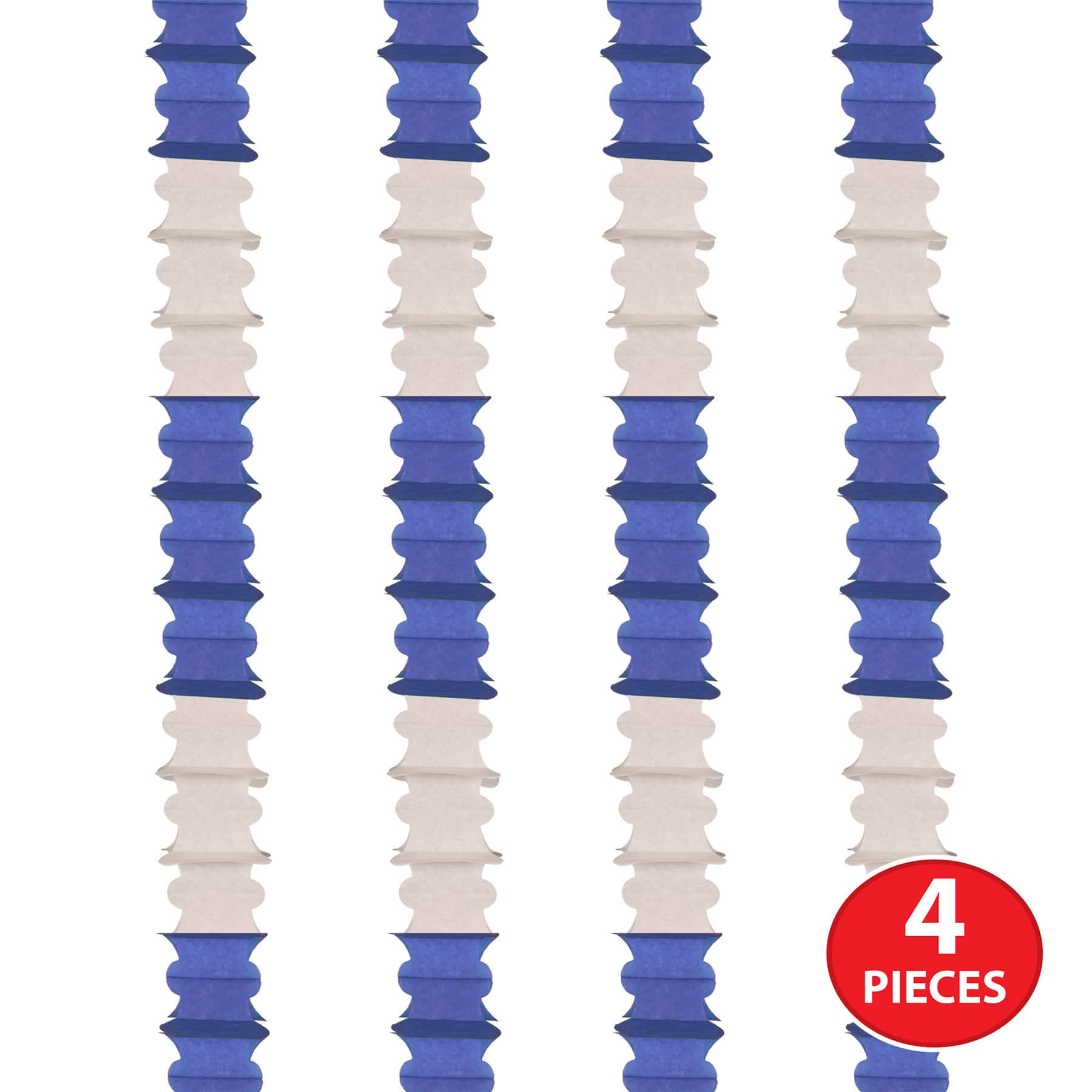 Beistle 14.5ft. Blue & White Oktoberfest Ceiling Drops, 4ct.