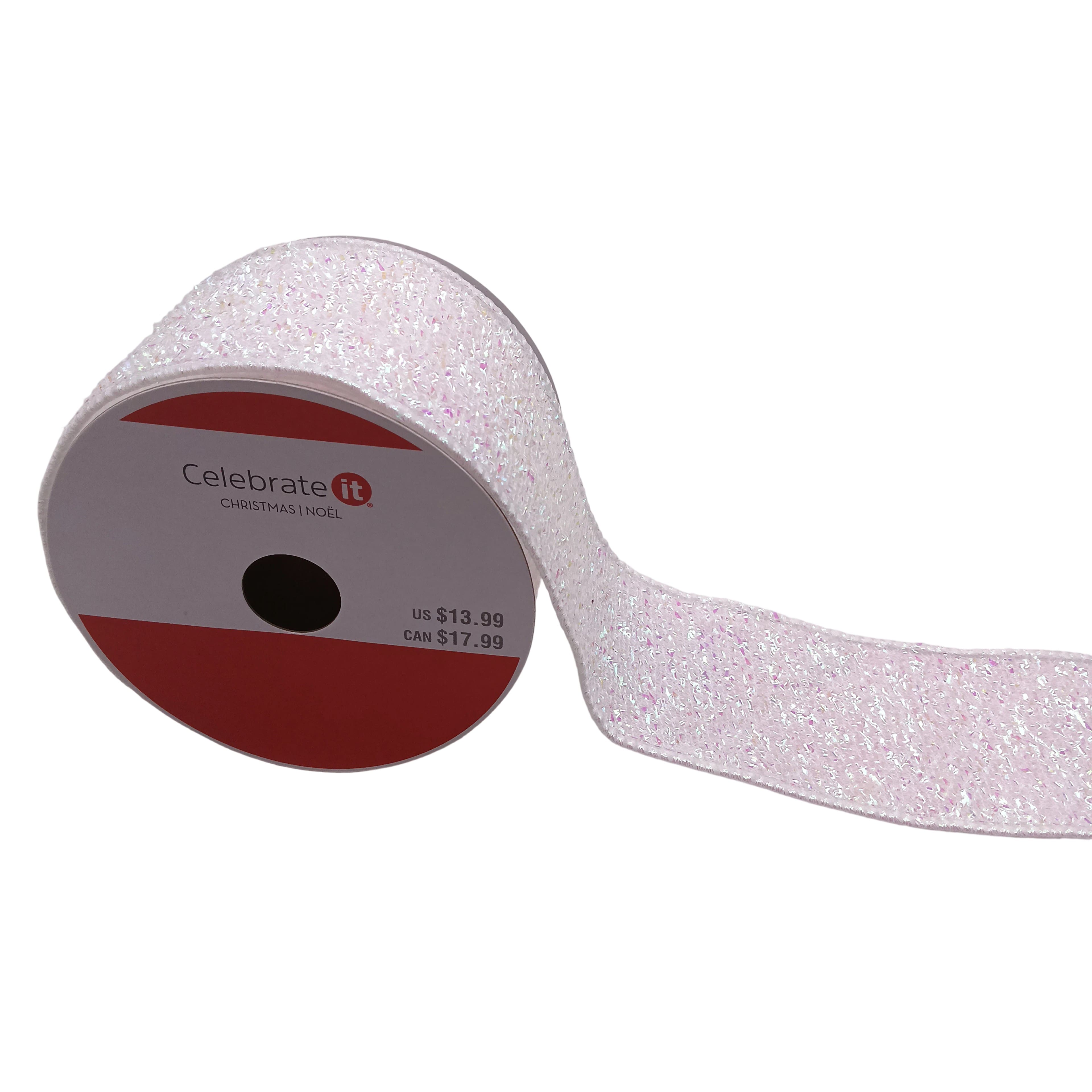 2.5" x 6.6yd. Iridescent Wired Tinsel Ribbon by Celebrate It®