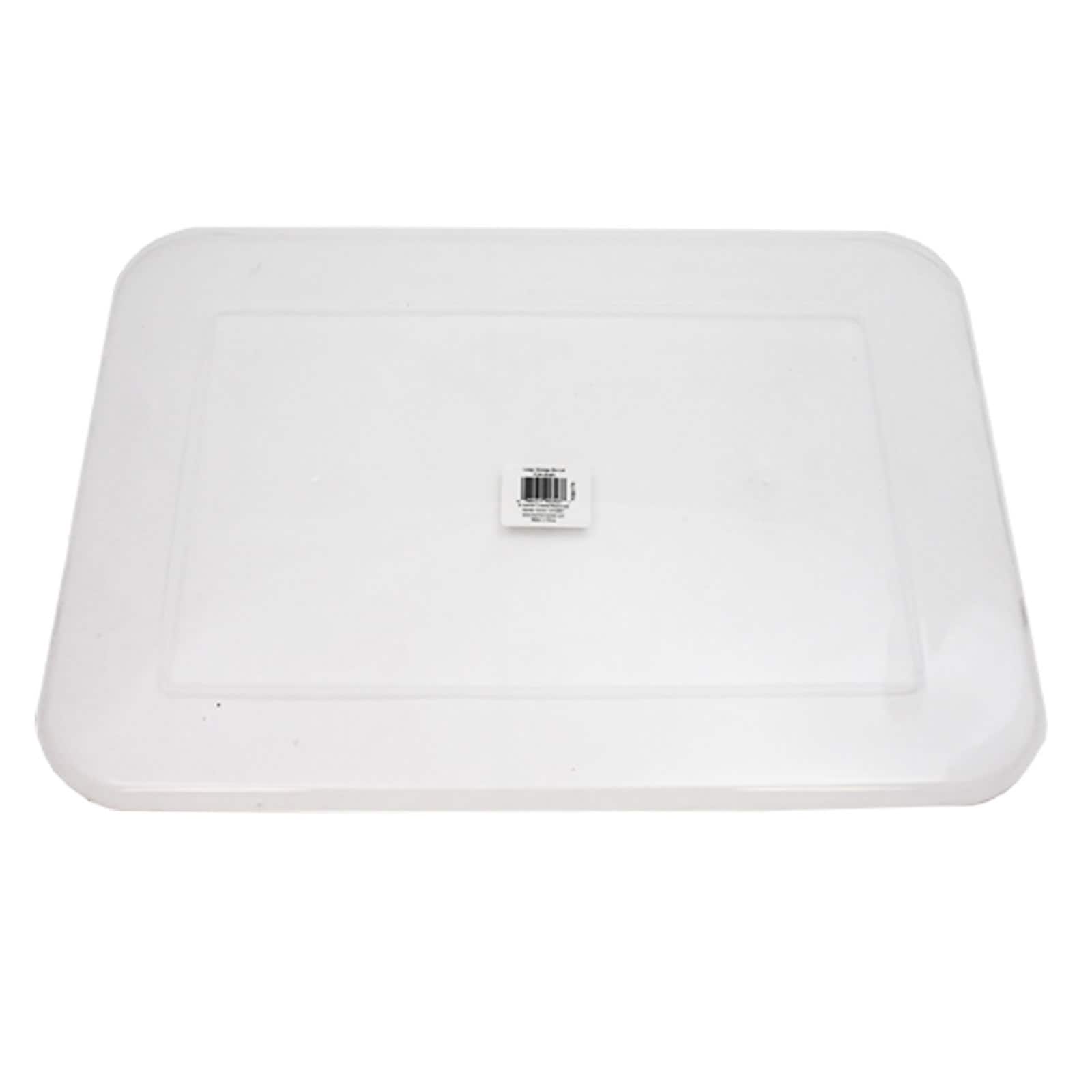 Teacher Created Resources® Large Clear Plastic Storage Bin Lid, 6ct.