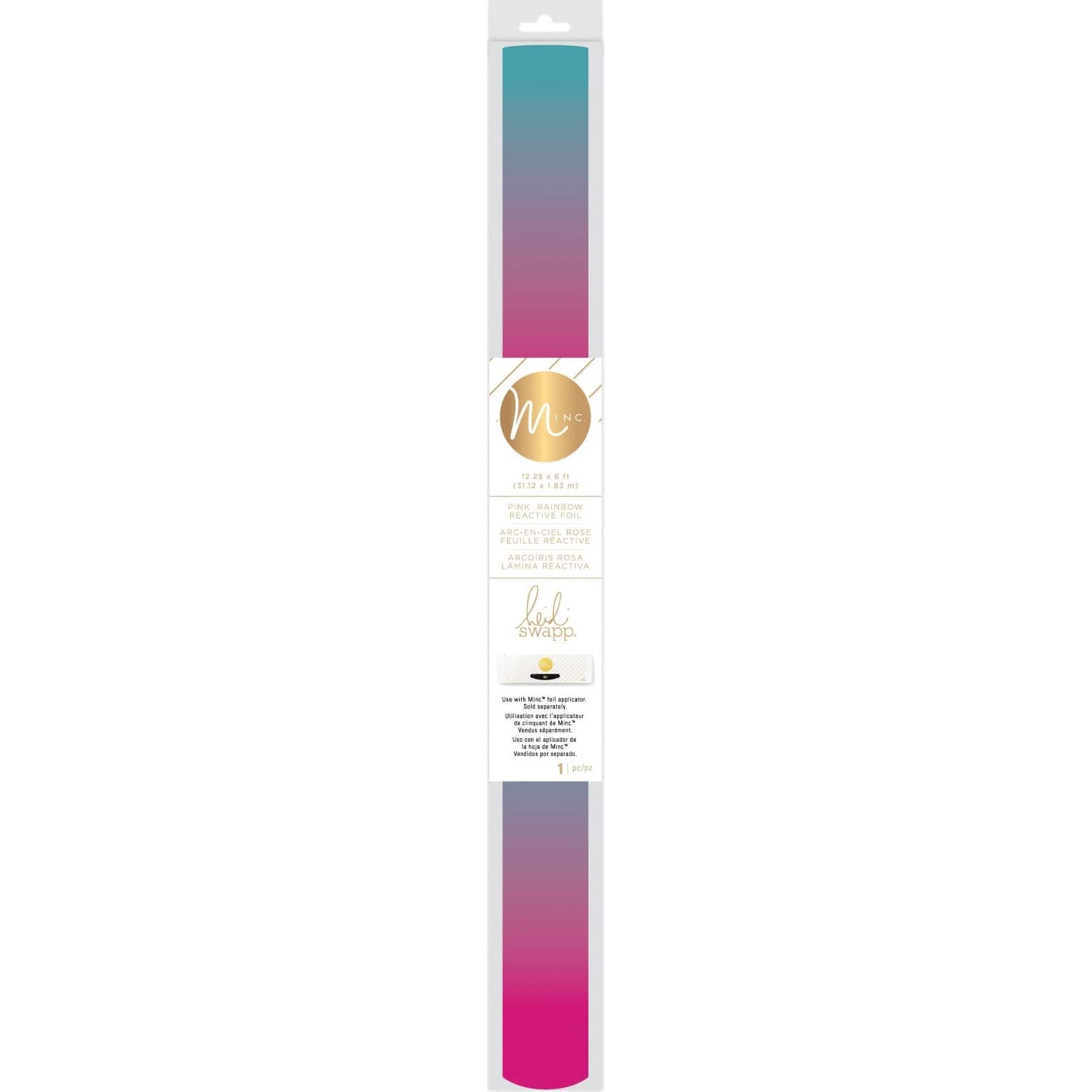 Heidi Swapp® Minc® 6ft. Pink Rainbow Reactive Foil Roll