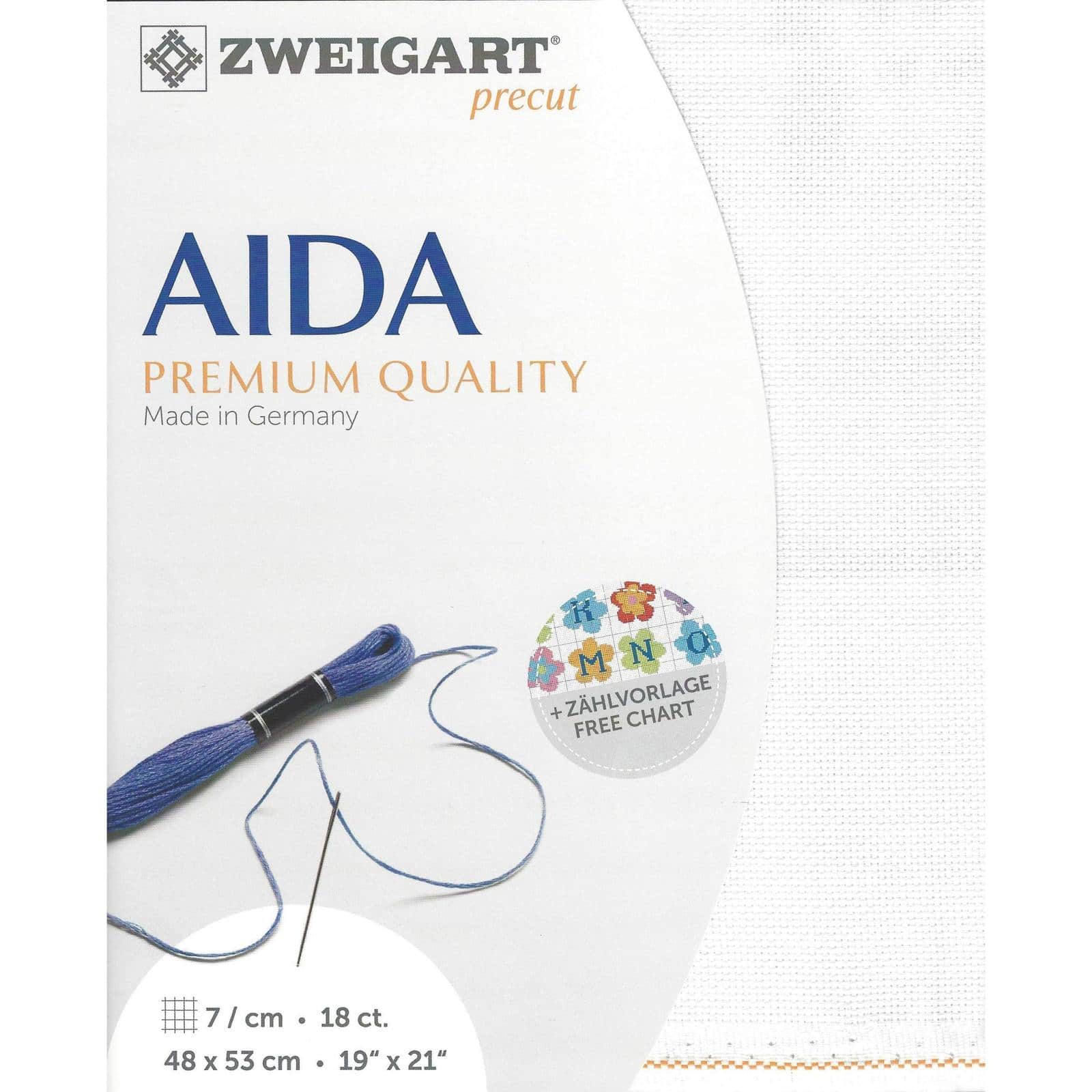 Zweigart® Belfast Fein-Aida 18 Count Pre-Cut Fabric