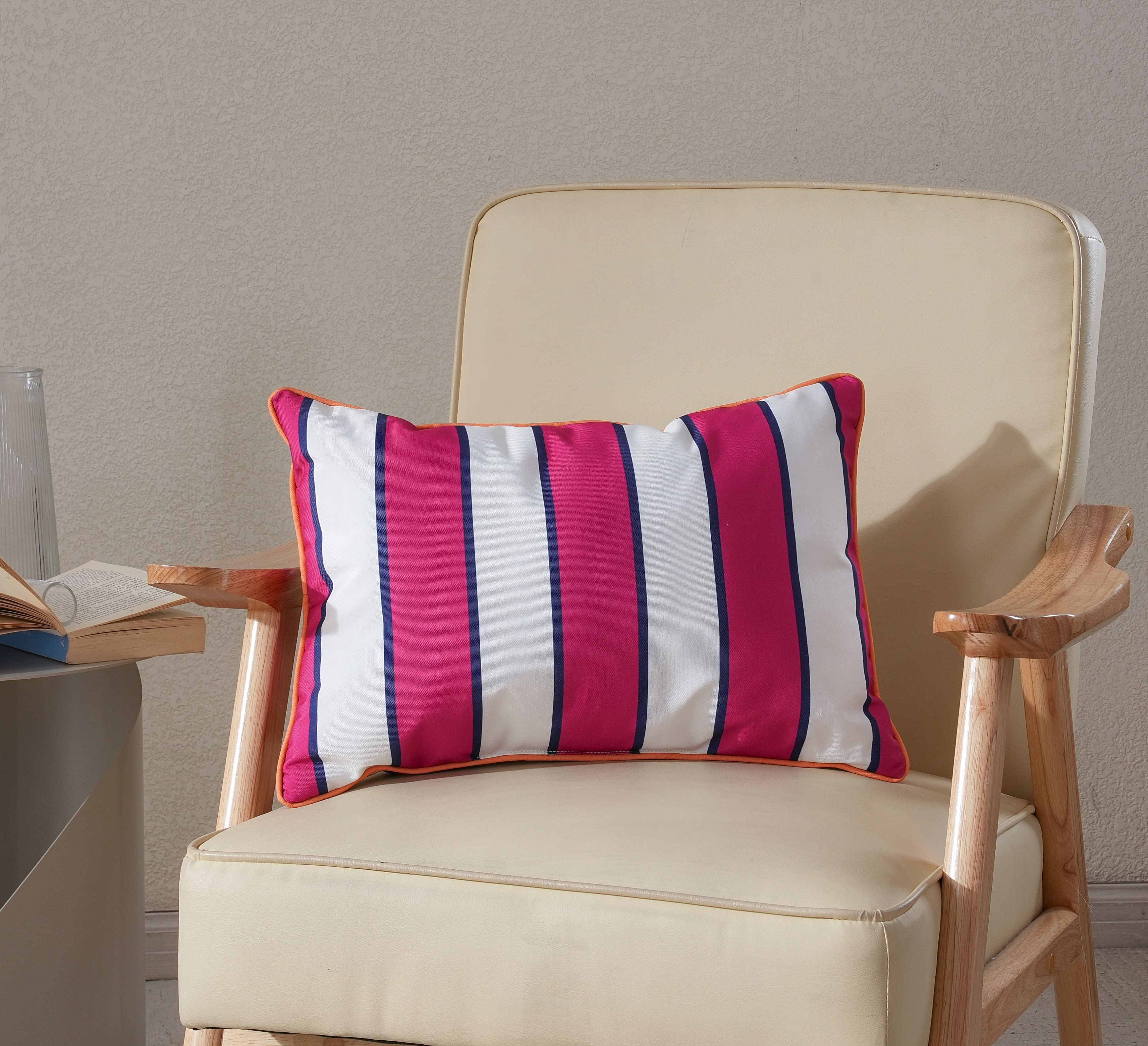 14" x 20" Striped Lumbar Outdoor Pillow by Ashland®
