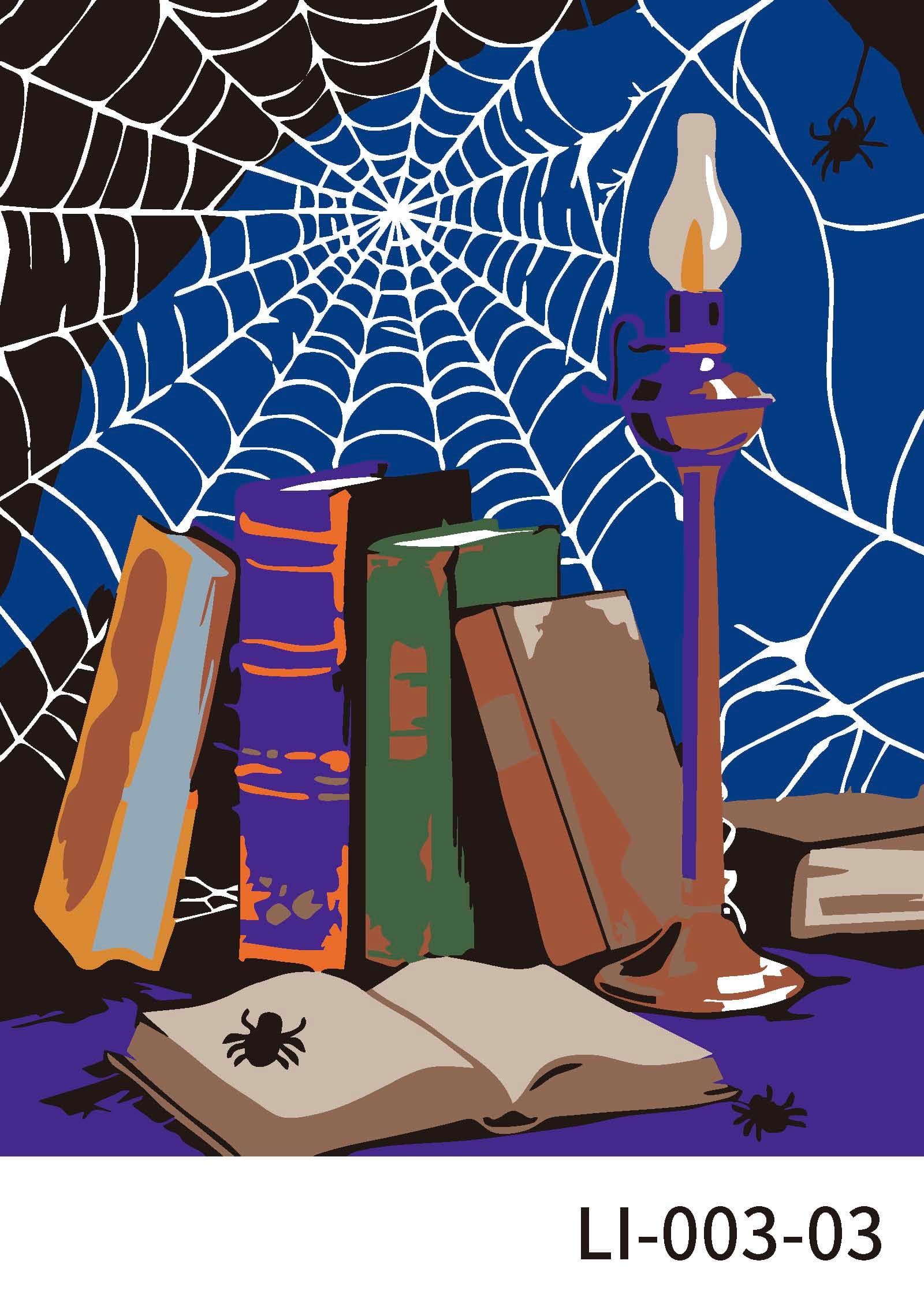 Halloween Library Paint Marker-by-Number Kit by Artist's Loft®