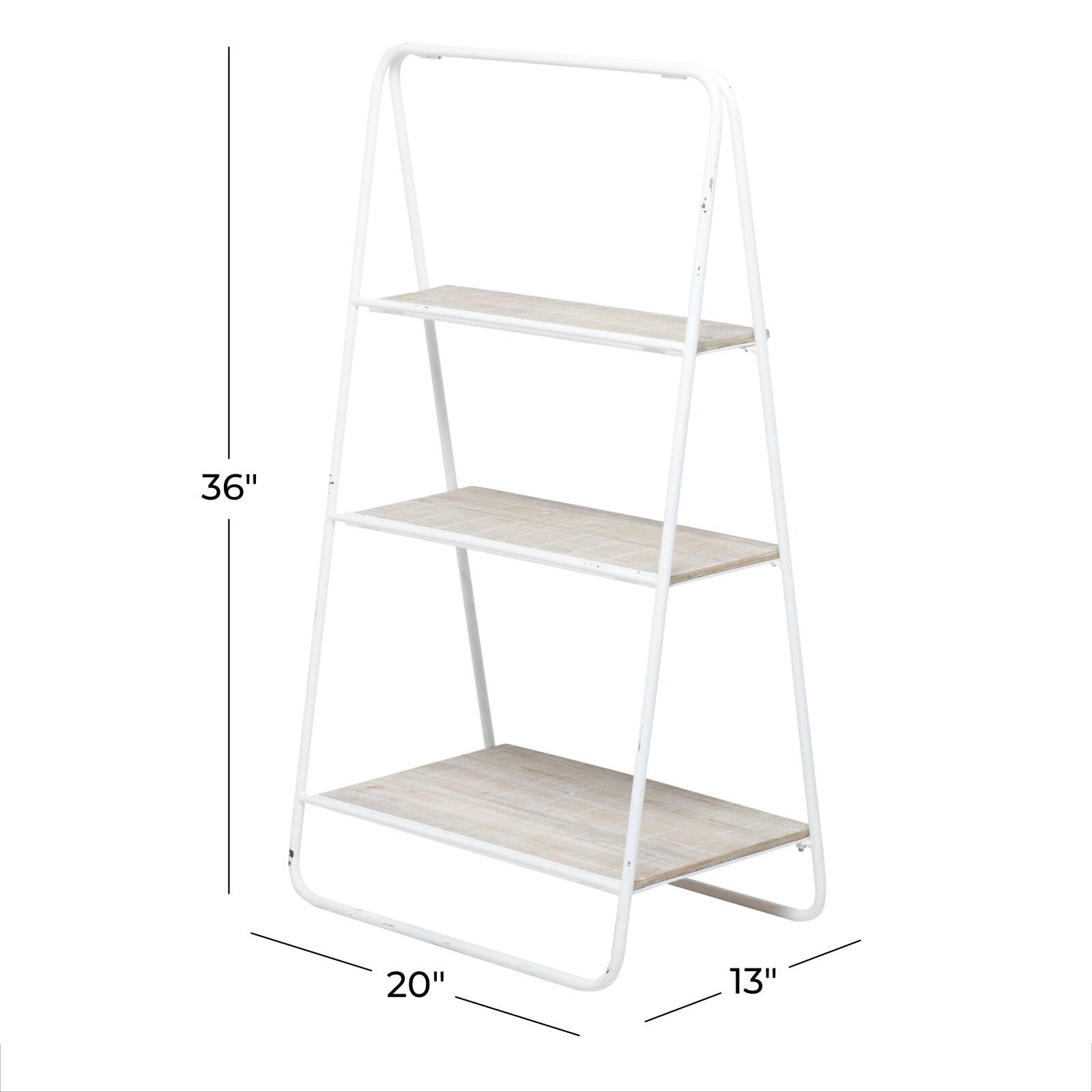 36" Iron Farmhouse Shelving Unit