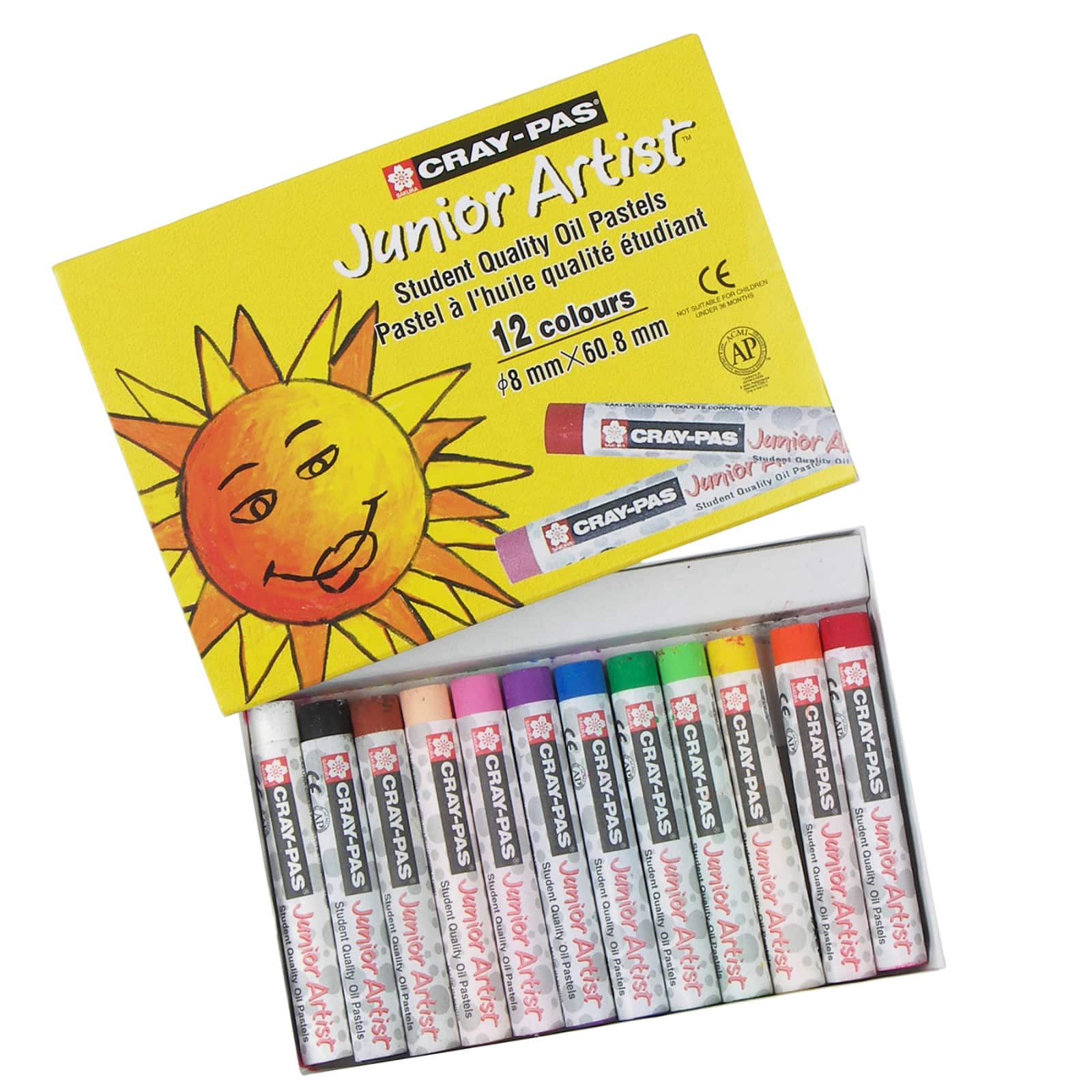Cray-Pas® Junior Artist™ 12 Color Oil Pastel Set